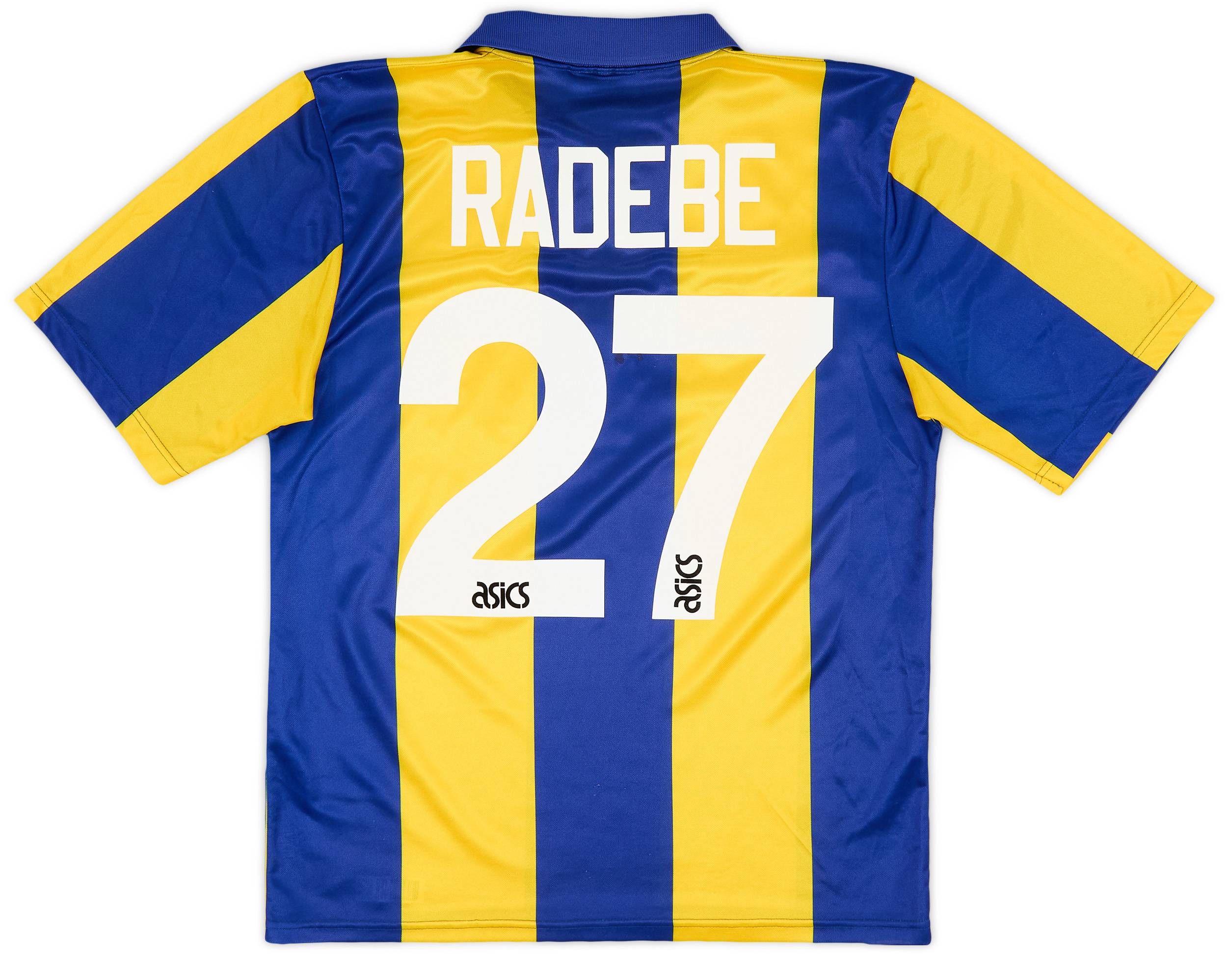 1993-95 Leeds United Away Shirt Radebe #27 - 9/10 - (M)