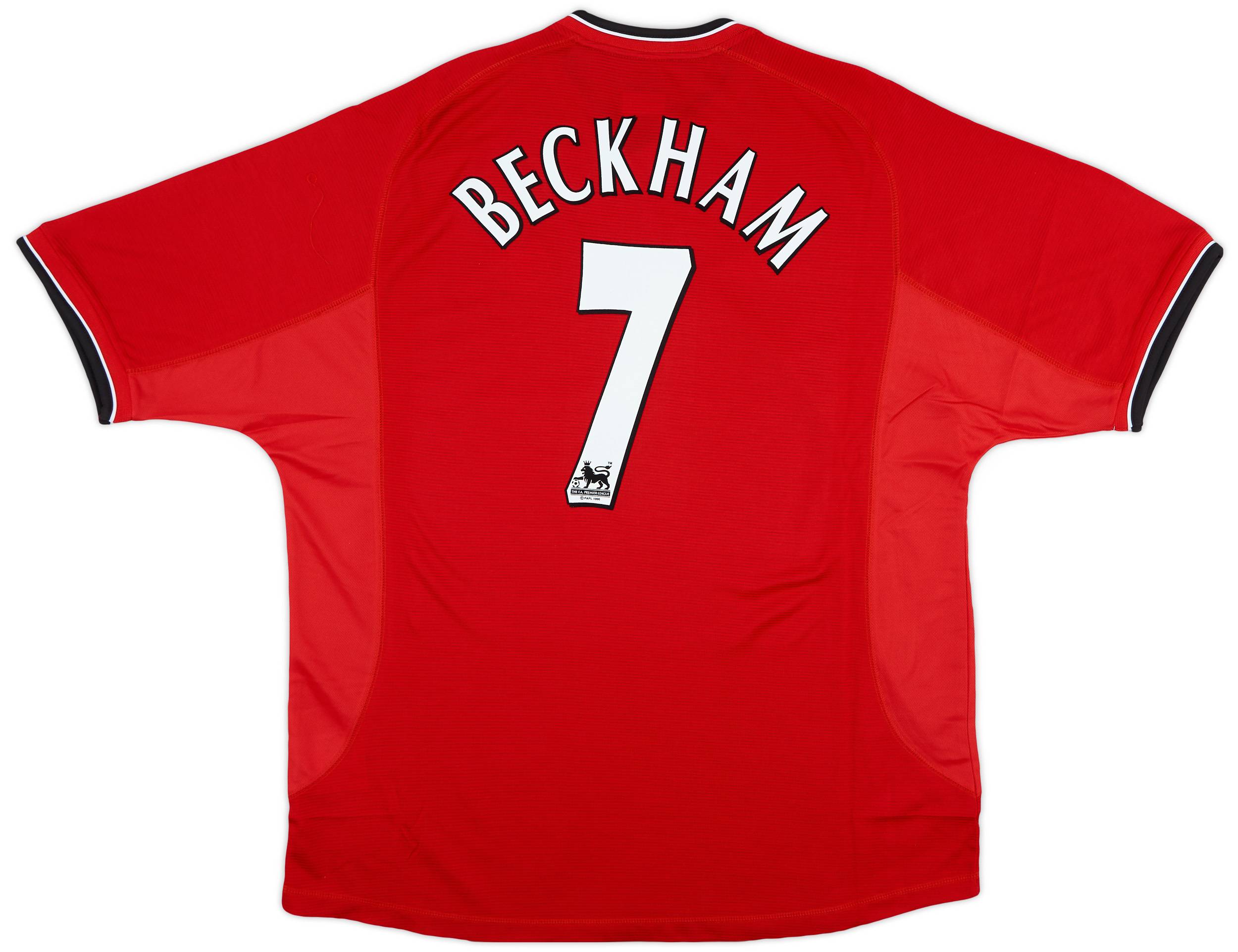 2000-02 Manchester United Home Shirt Beckham #7 (XXL)