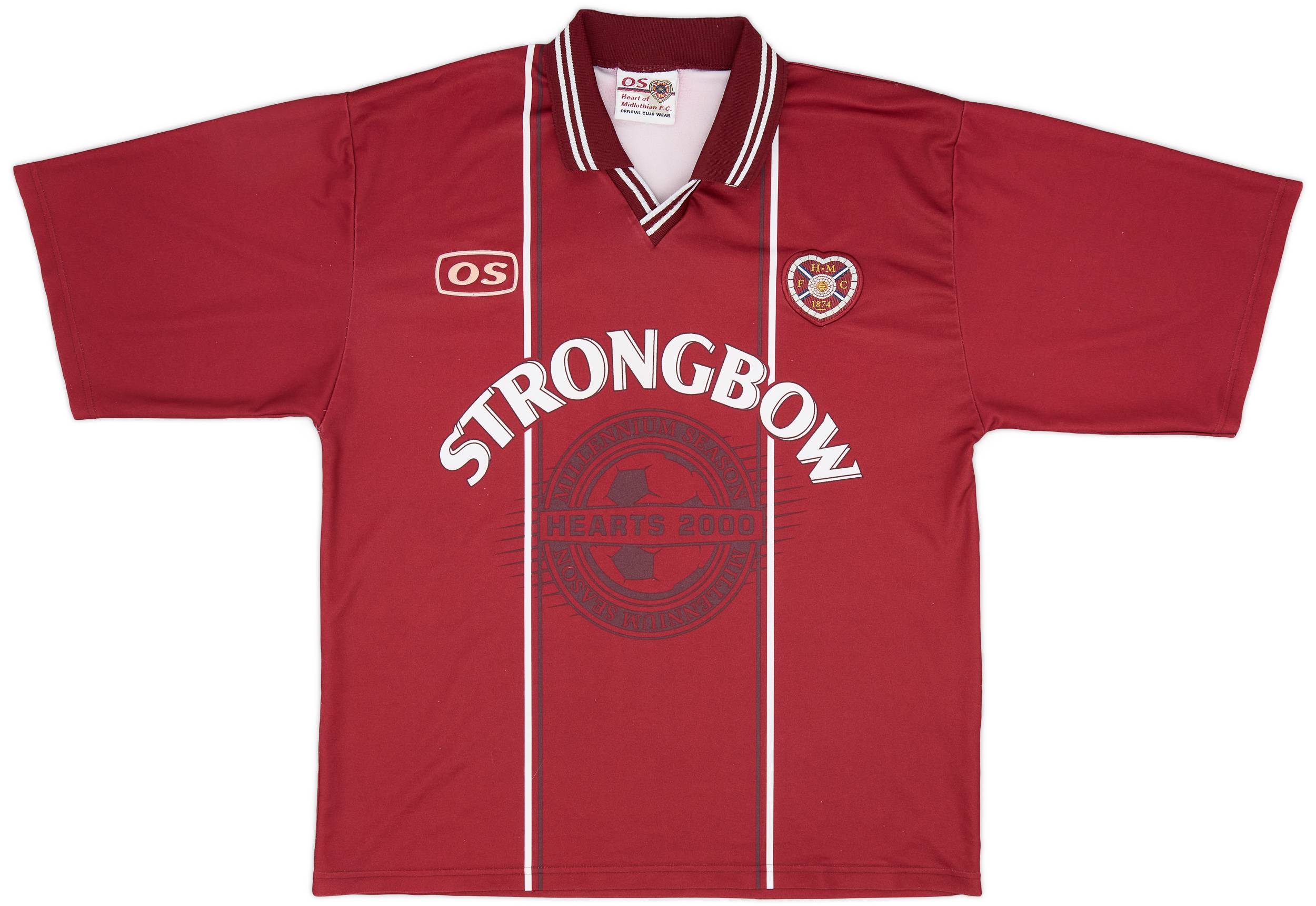 1998-99 Hearts Home Shirt - 8/10 - (L)