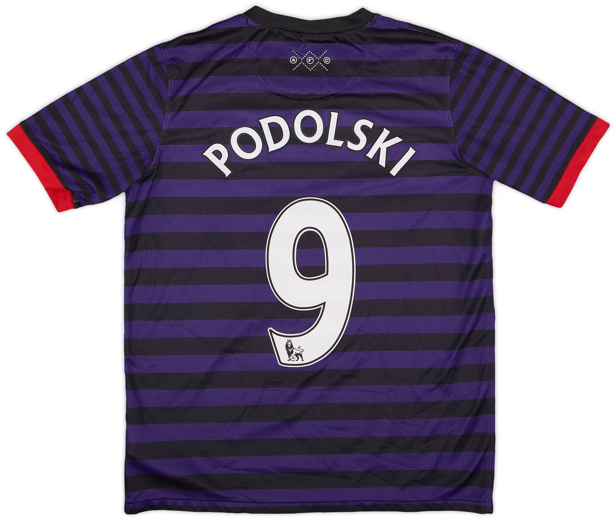 2012-13 Arsenal Away Shirt Podolski #9 - 9/10 - (XL.Boys)