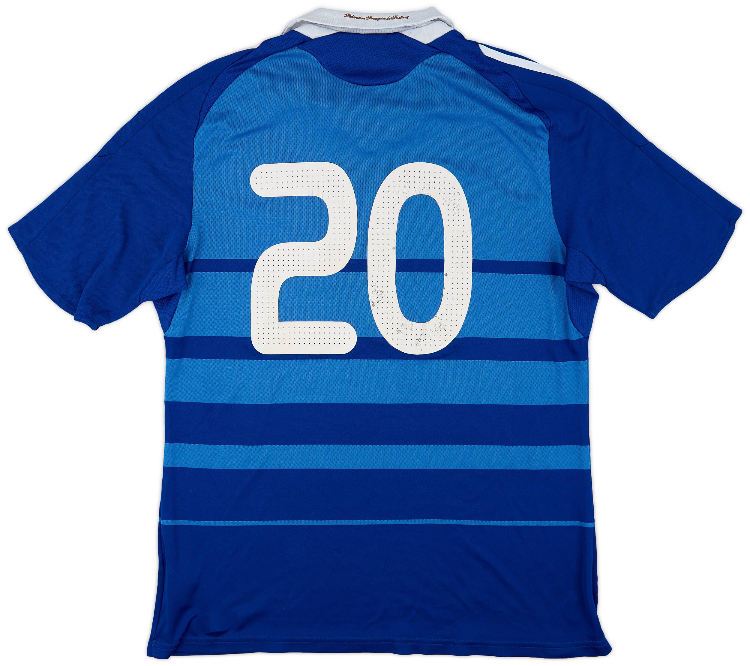 フランス代表 2008 adidas ホーム半袖 ユニフォーム #9 BENZEMA