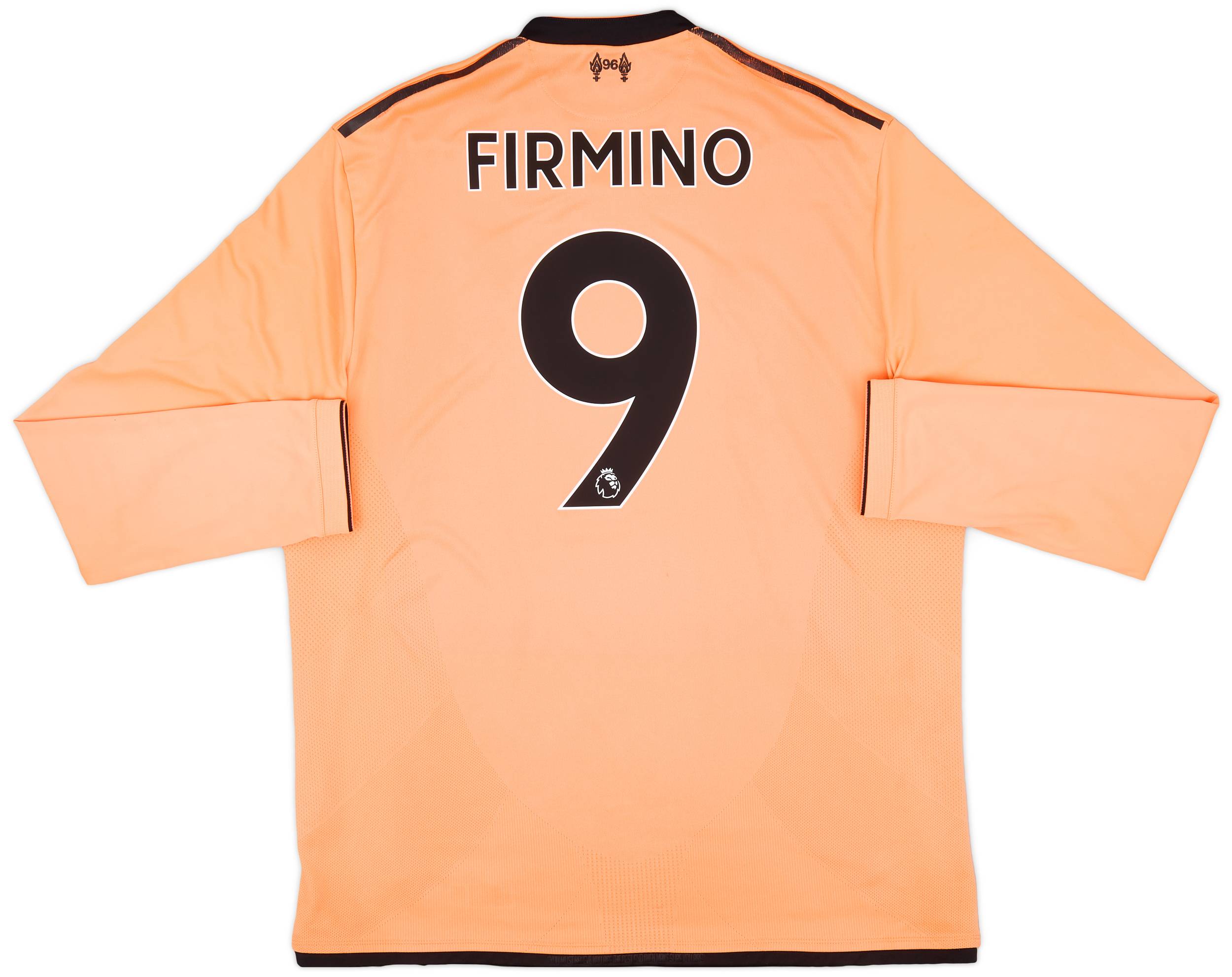 2017-18 Liverpool 125 Years Third L/S Shirt Firmino #9 - 7/10 - (XL)