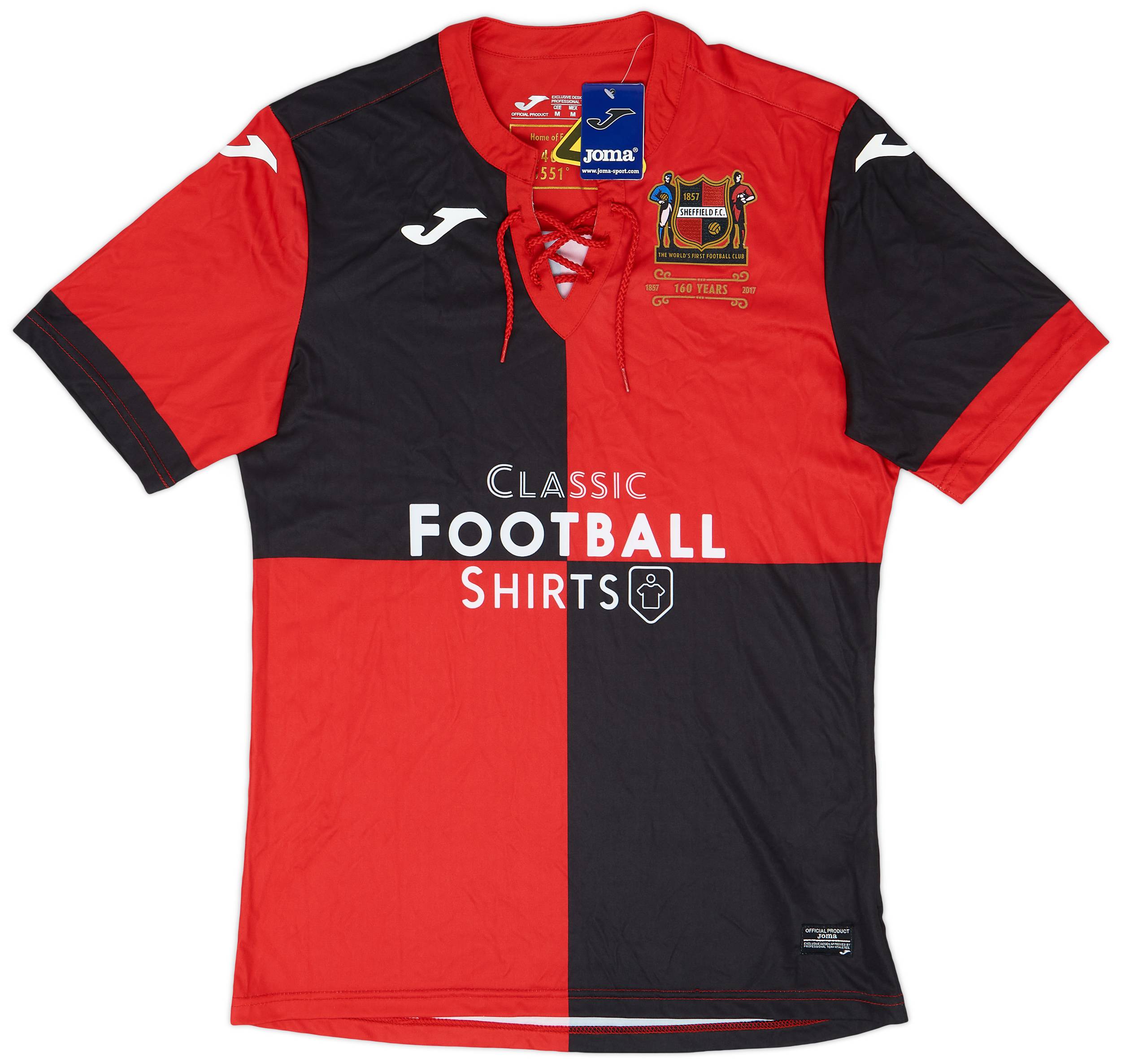 2017 18 Sheffield FC 160th Anniversary Home Shirt M