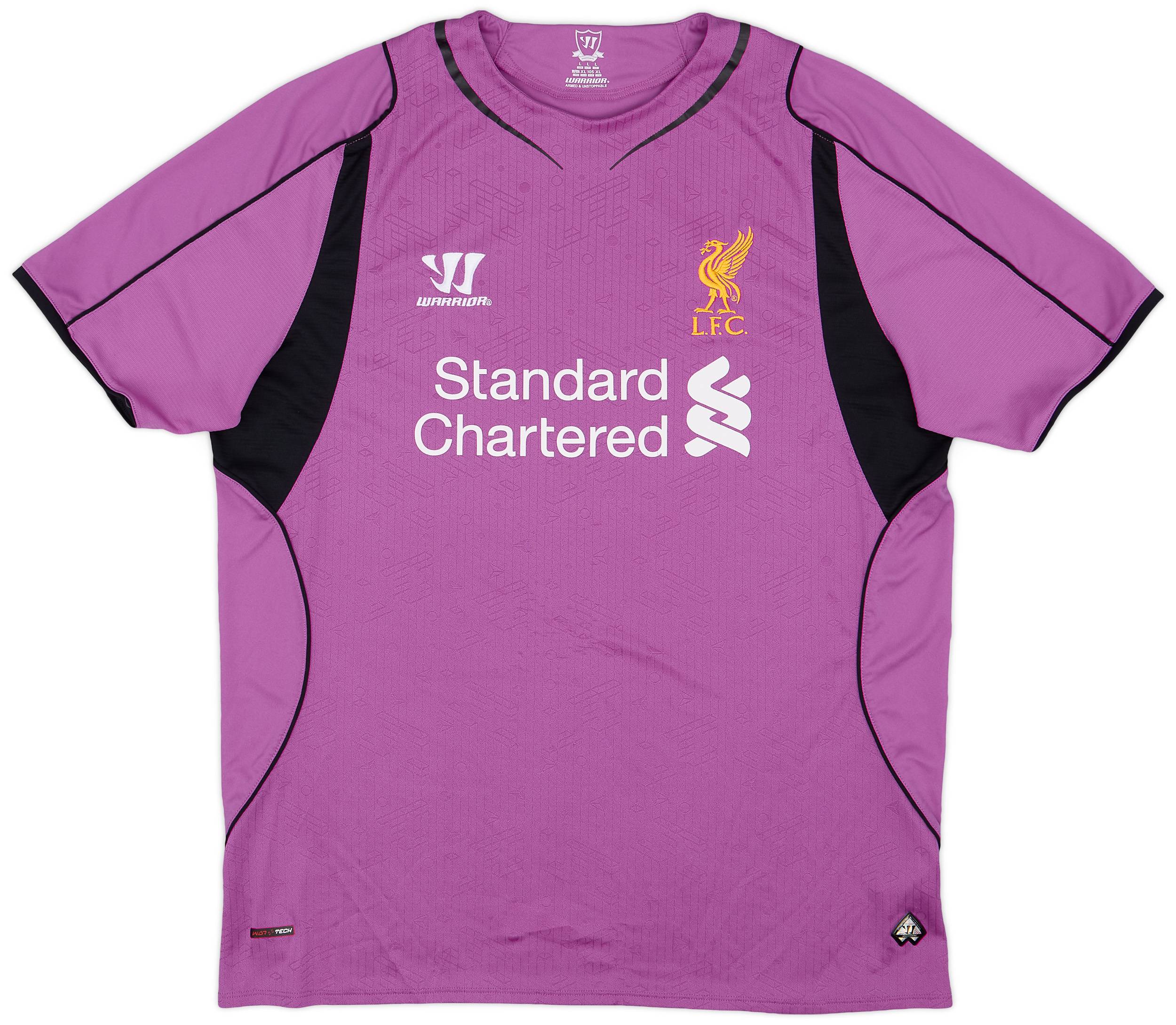 2014-15 Liverpool GK S/S Shirt - 8/10 - (L)
