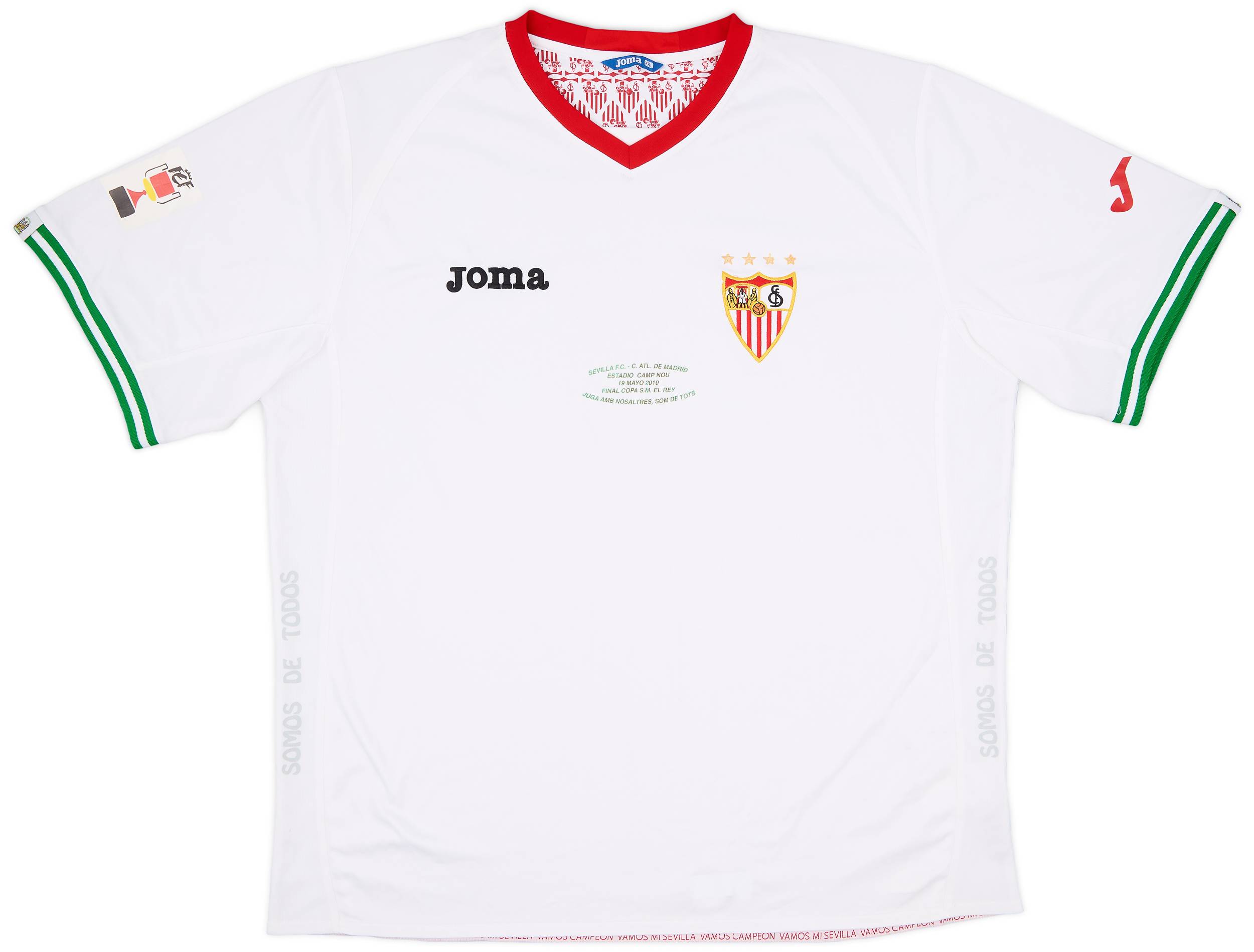 2009-10 Sevilla Copa Del Rey Home Shirt - 7/10 - (XXL)