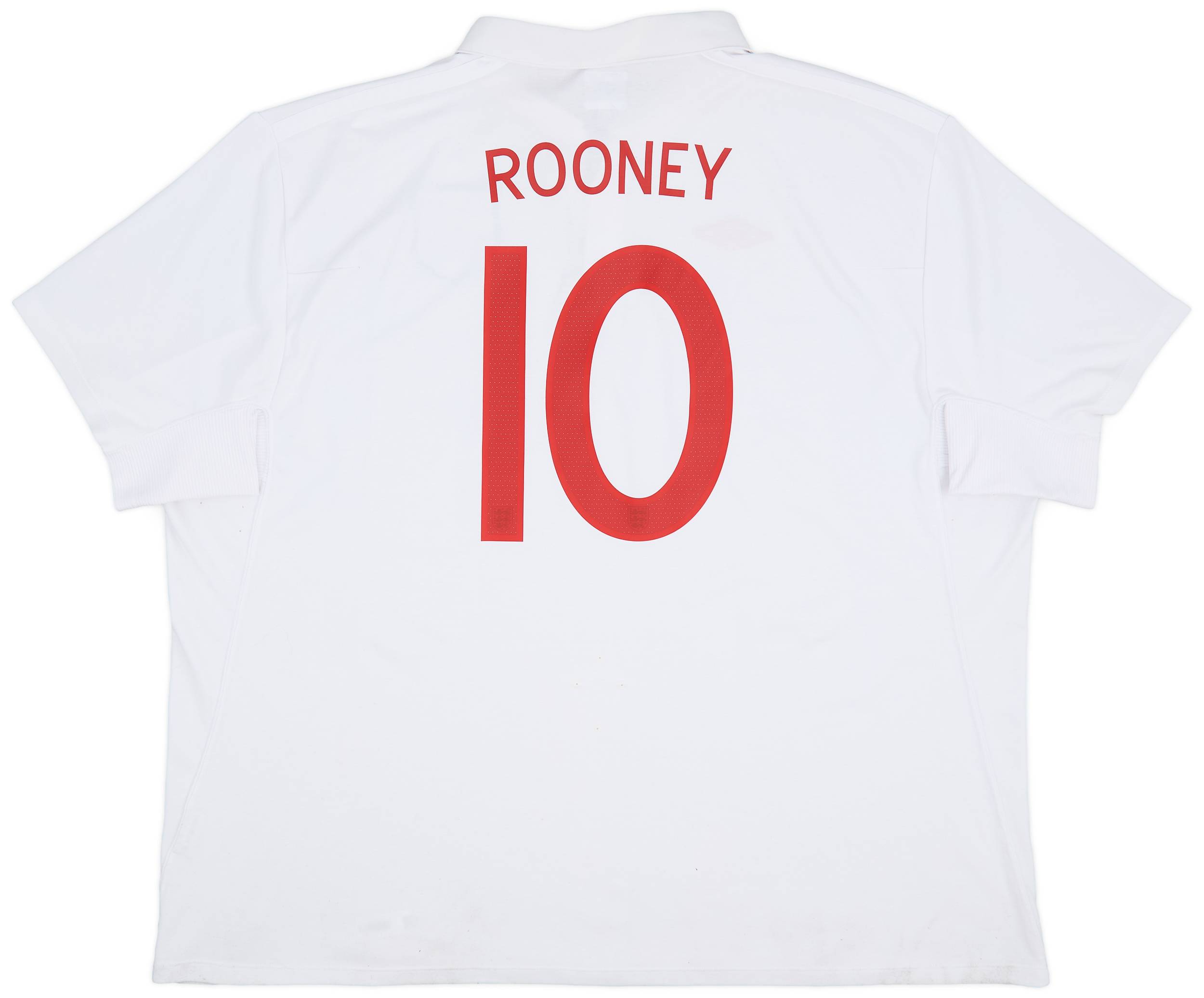 2009-10 England Home Shirt Rooney #10 - 9/10 - (5XL)