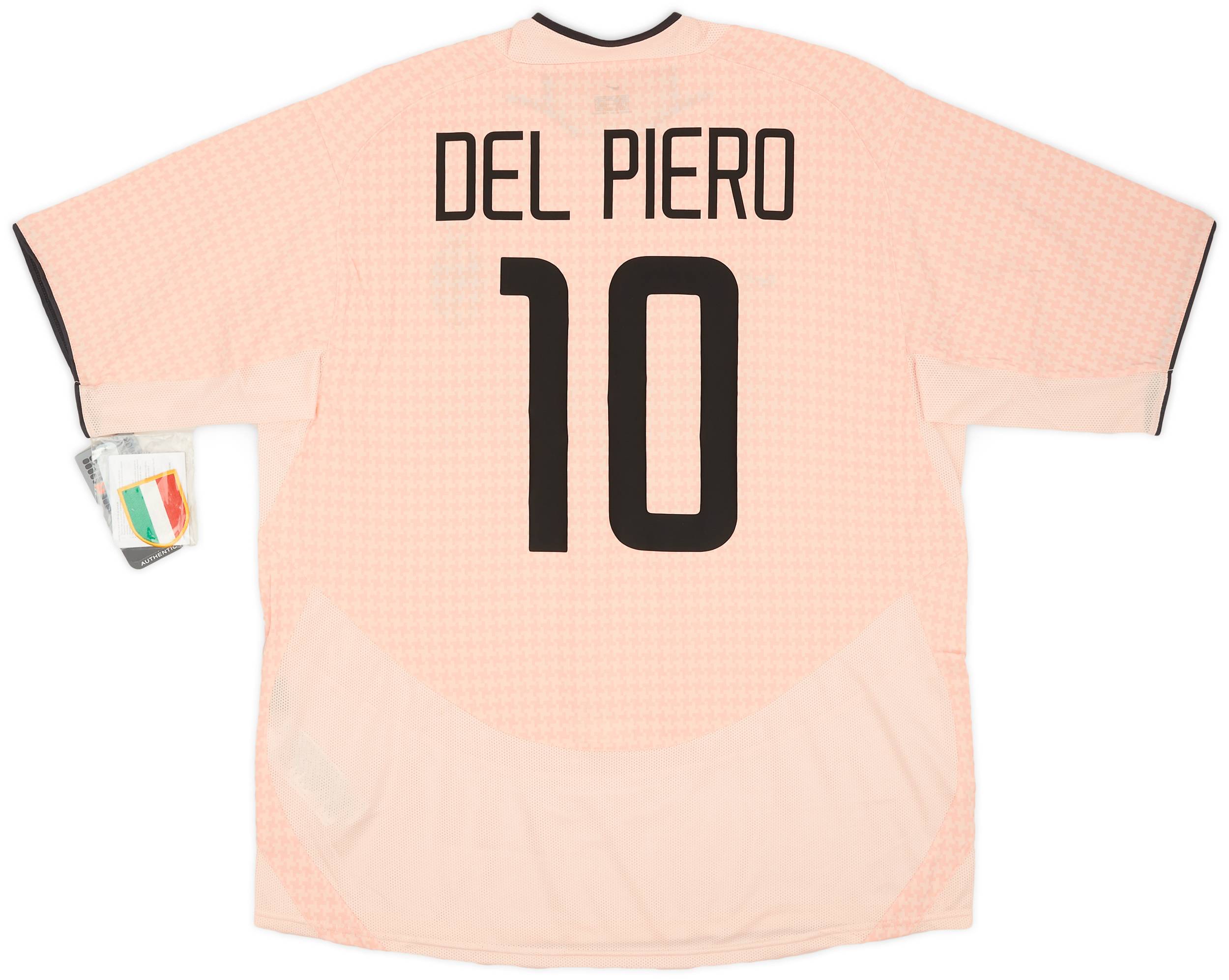 2003-04 Juventus Away Shirt Del Piero #10 (XL)
