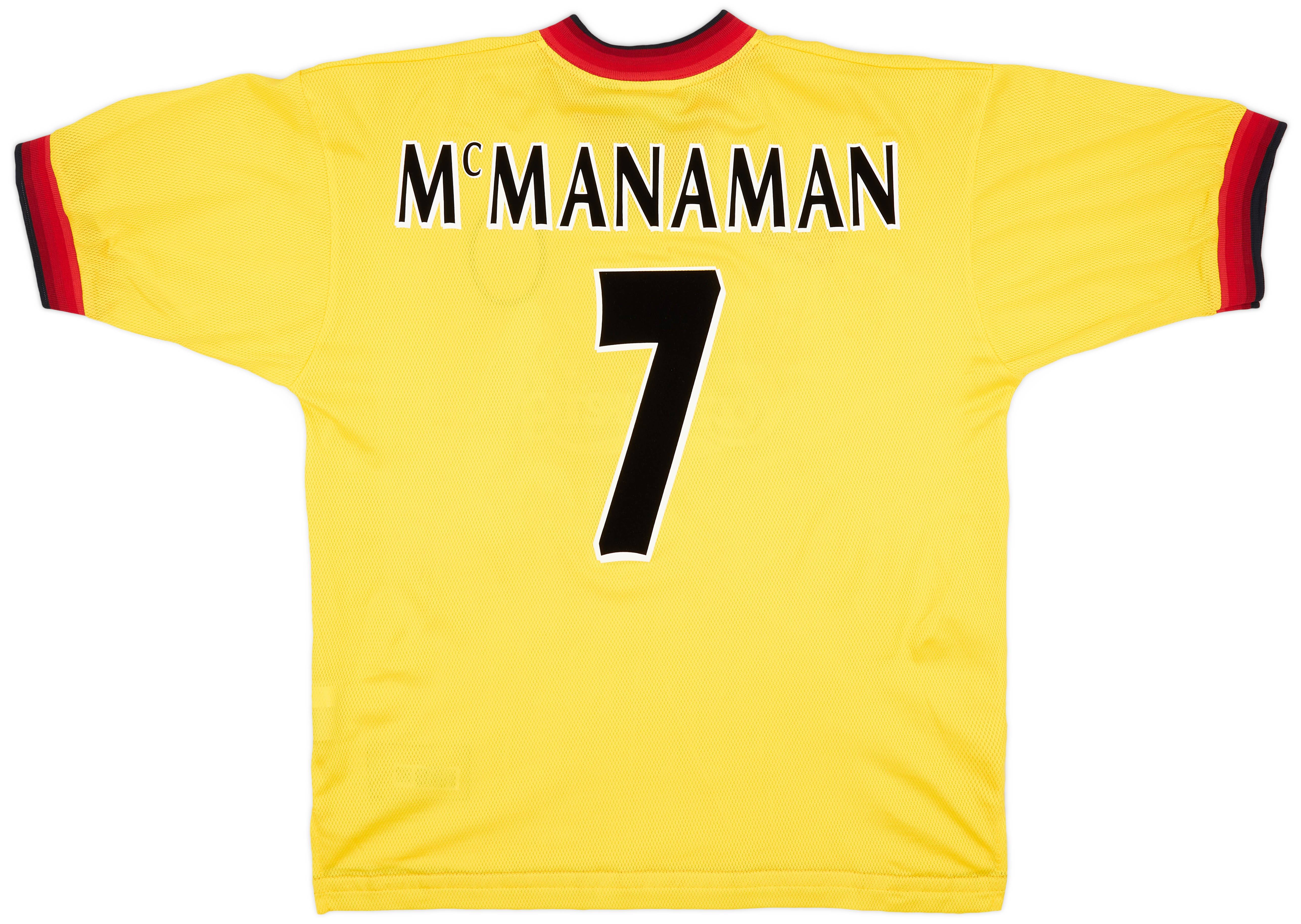 1997-99 Liverpool Away Shirt McManaman #7 - 8/10 - (L)