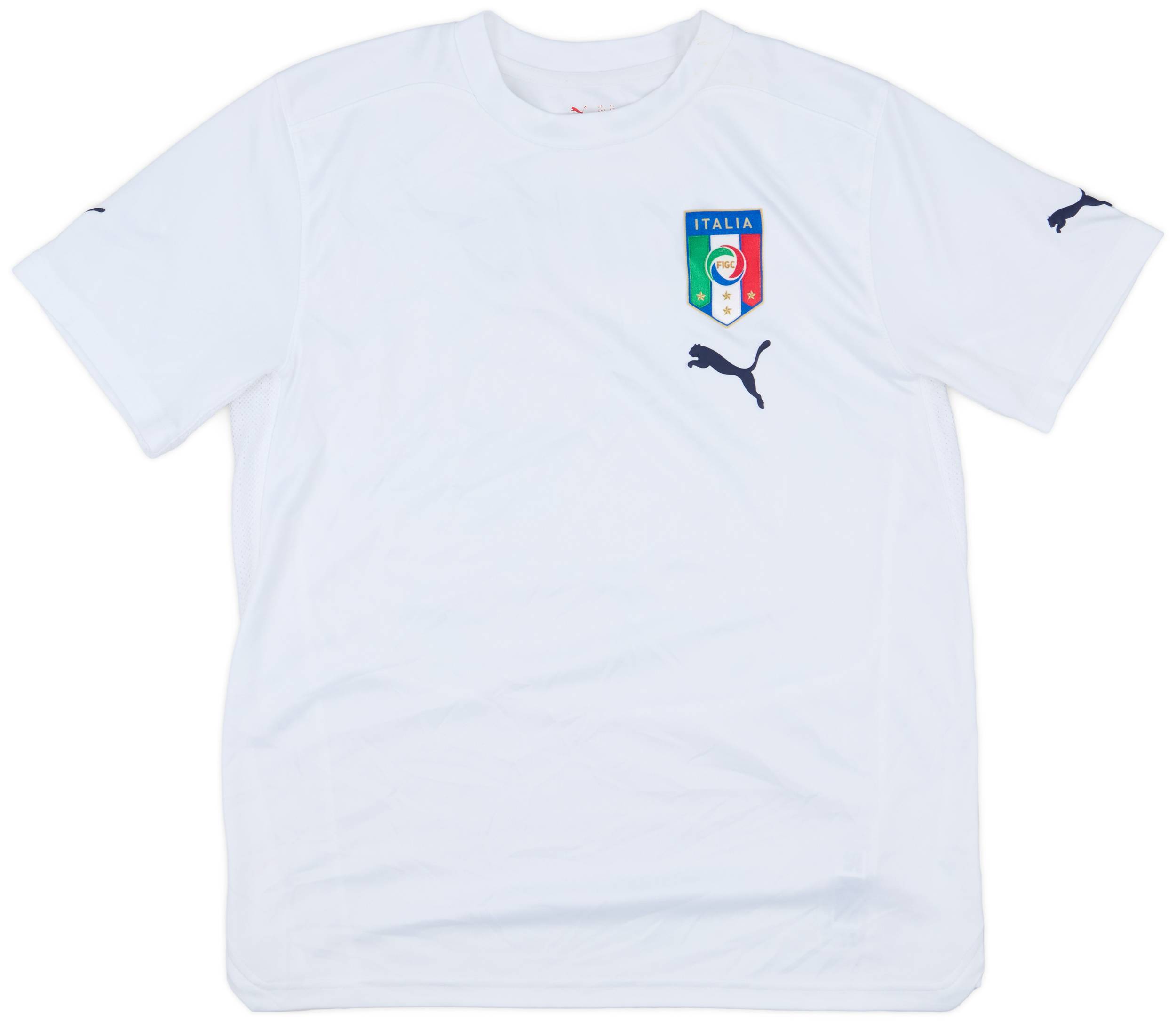 2007-08 Italy Puma Training Shirt - 8/10 - (XL.Boys)