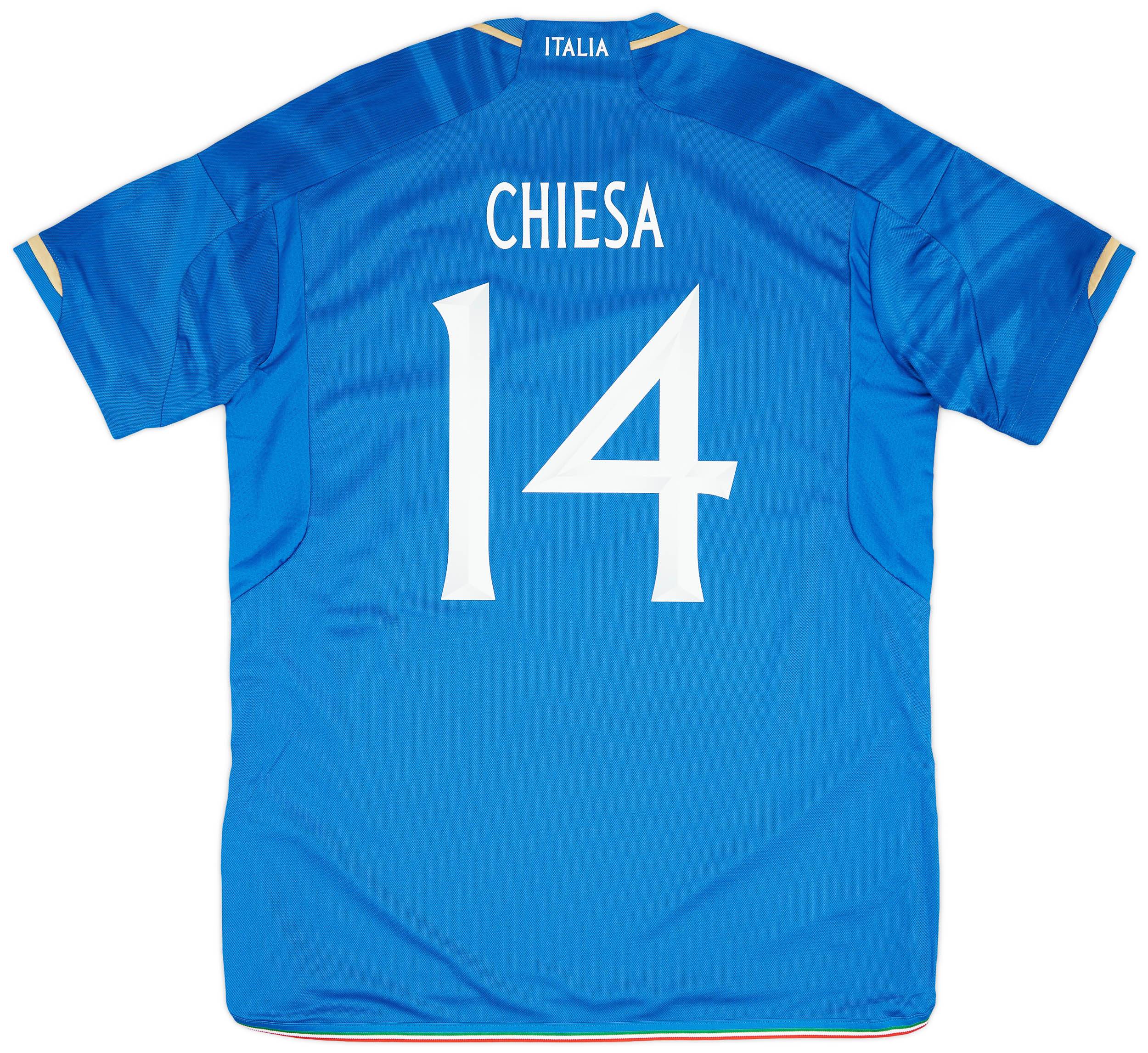 2023-24 Italy Home Shirt Chiesa #14