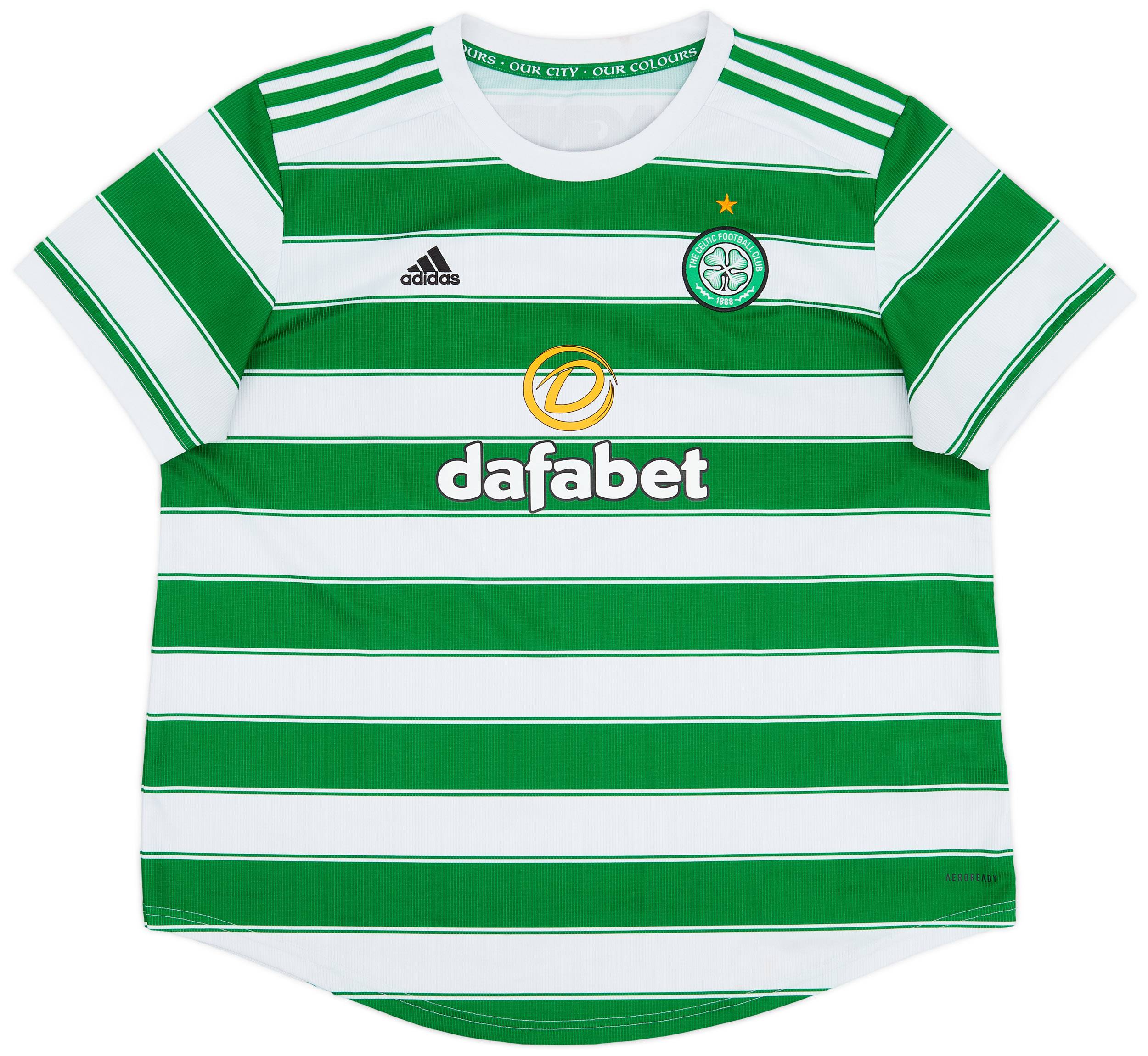 2021-22 Celtic Home Shirt - 7/10 - (XXL)