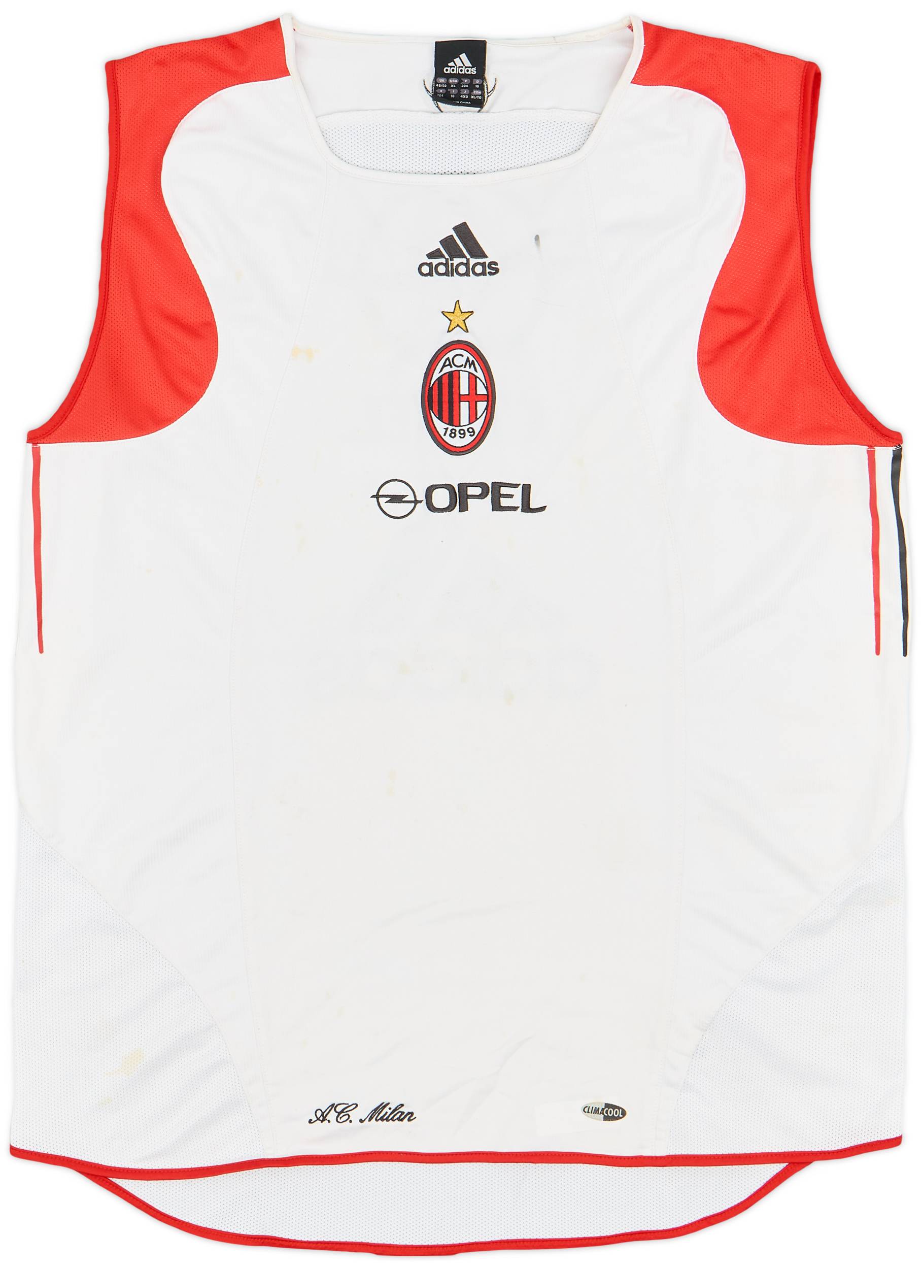 2004-05 AC Milan adidas Training Vest - 5/10 - (XXL)