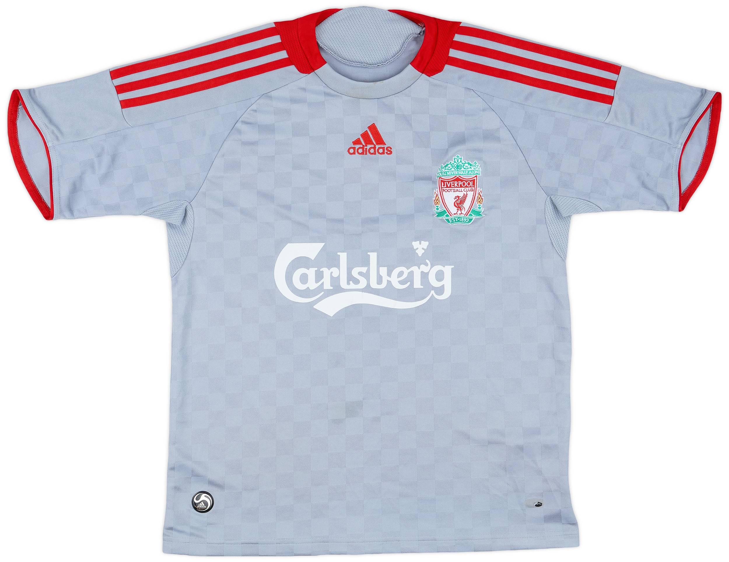 2008-09 Liverpool Away Shirt - 7/10 - (XL.Boys)