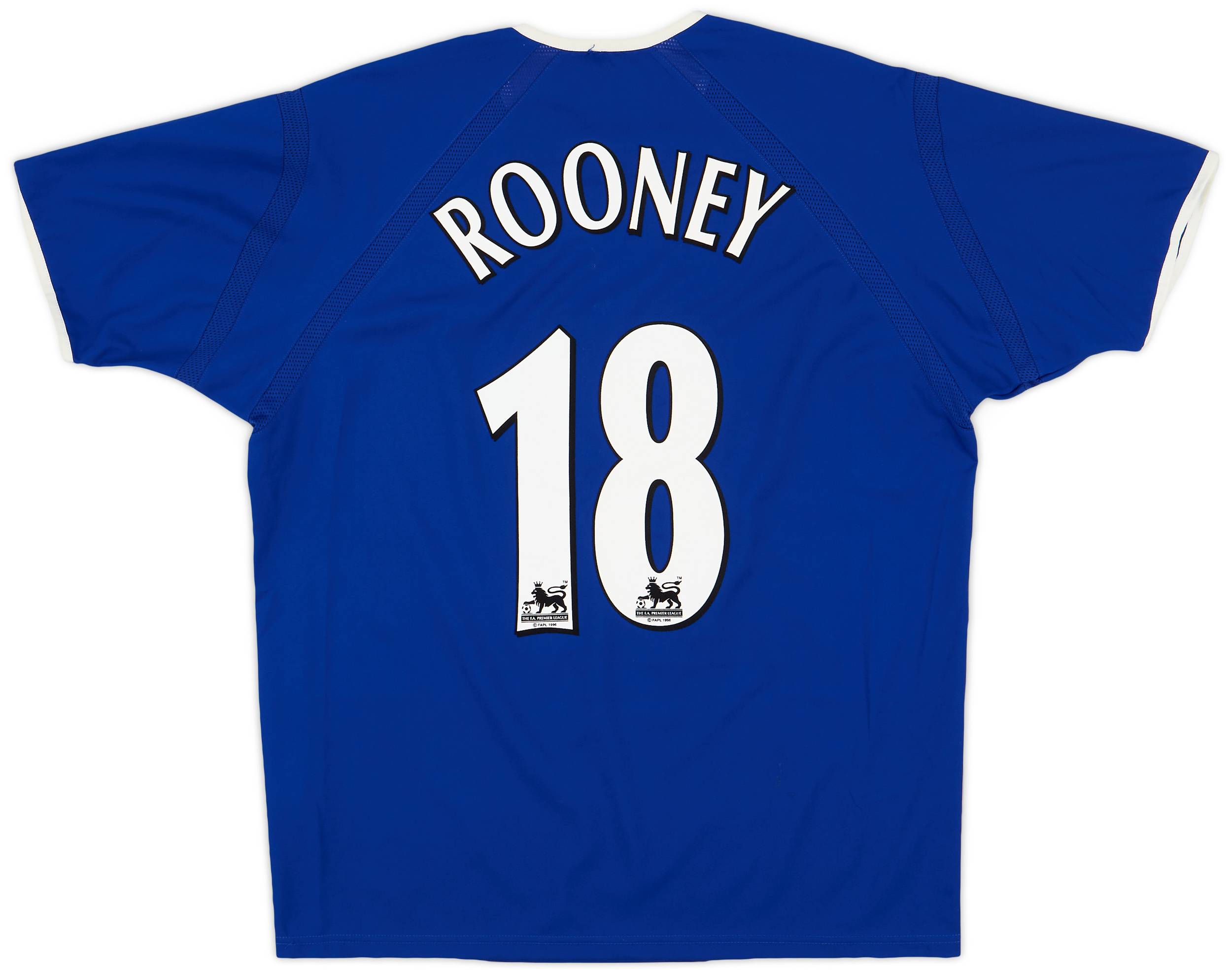 2003-04 Everton Home Shirt Rooney #18 - 8/10 - (L)