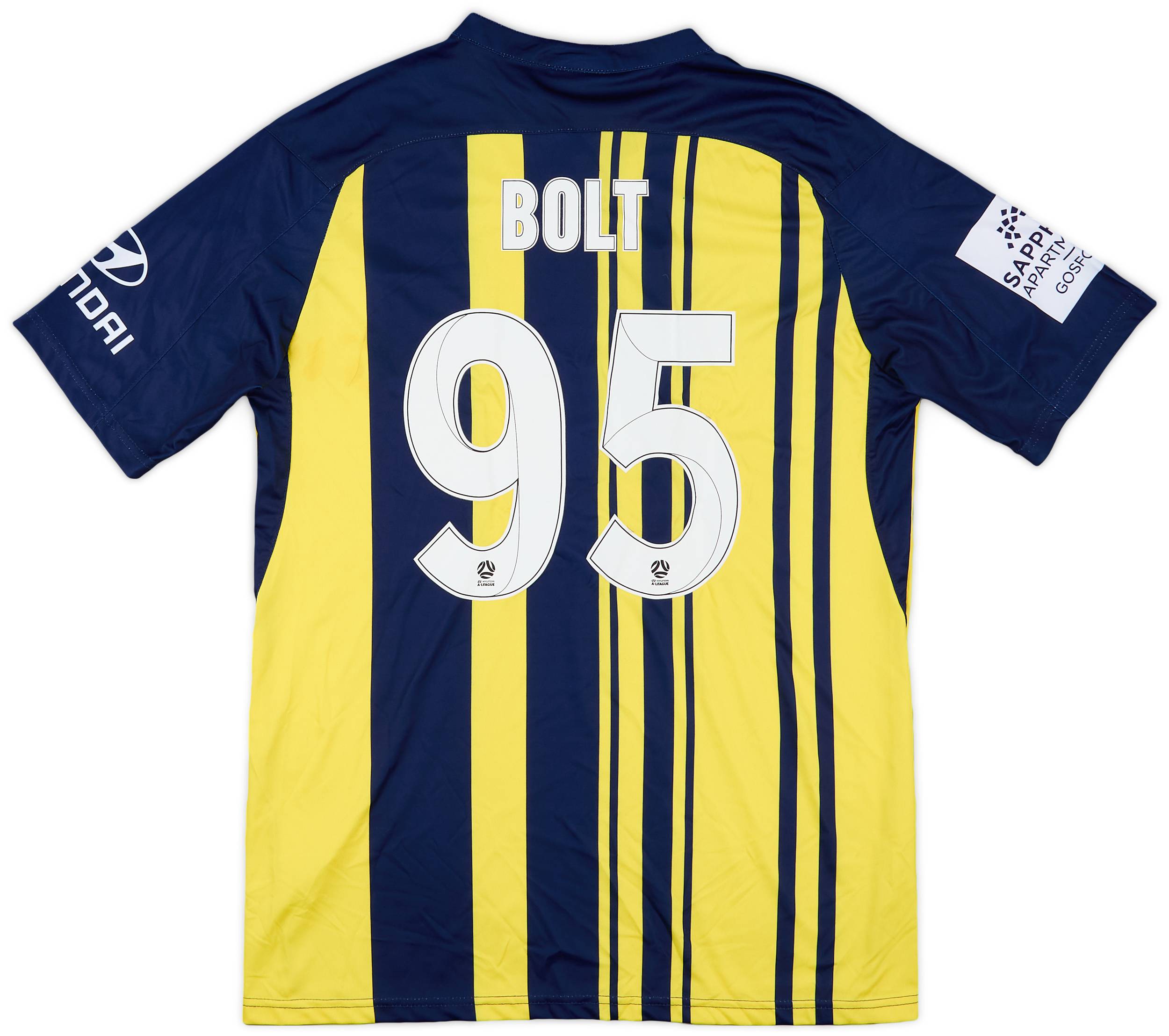 2018-19 Central Coast Mariners Home Shirt Bolt #95 (M)