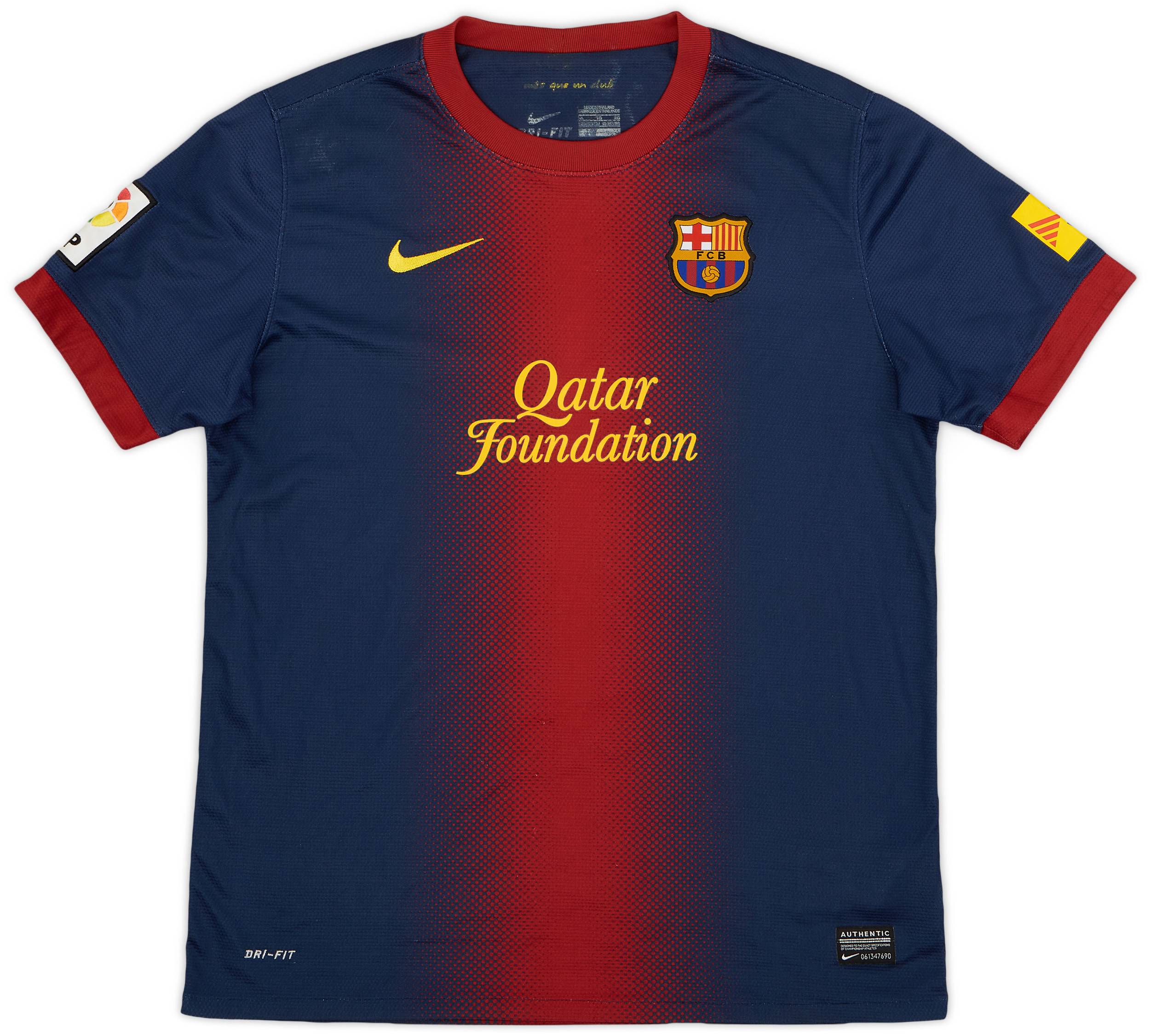 2012-13 Barcelona Home Shirt - 8/10 - (XL.Boys)