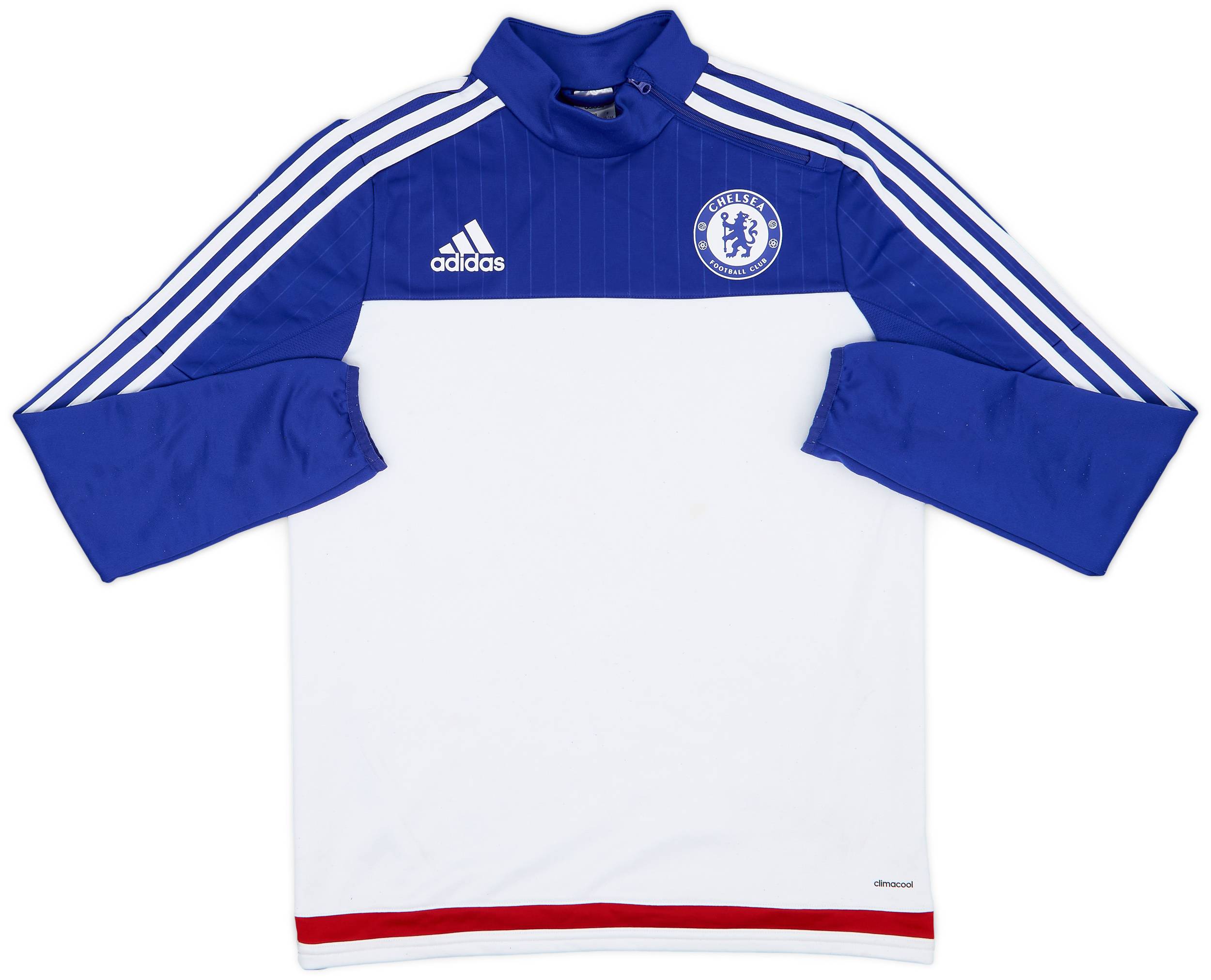 2015-16 Chelsea adidas 1/4 Zip Drill Top - 6/10 - (XL.Boys)