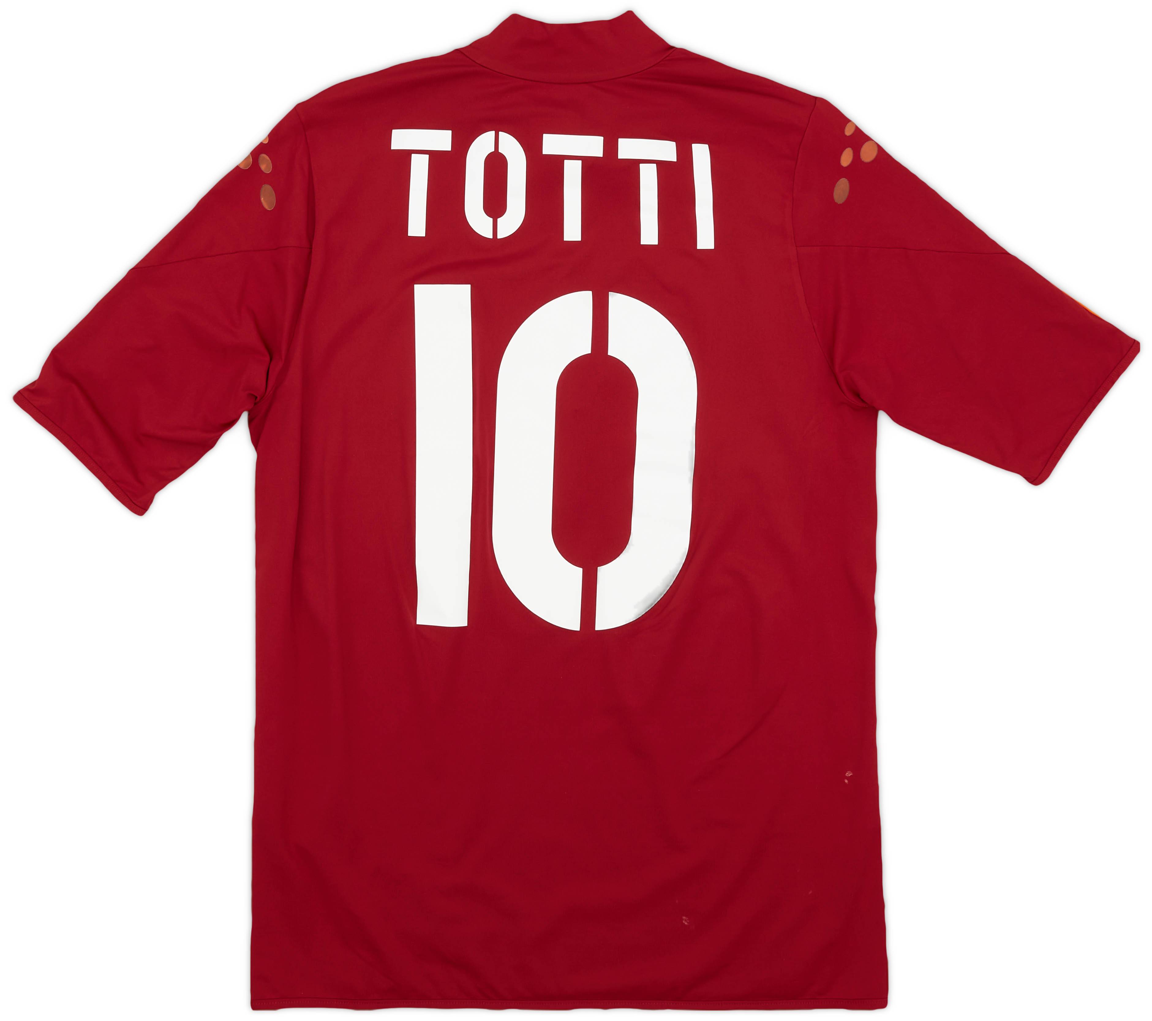 2004-05 Roma Home Shirt Totti #10 - 8/10 - (S)