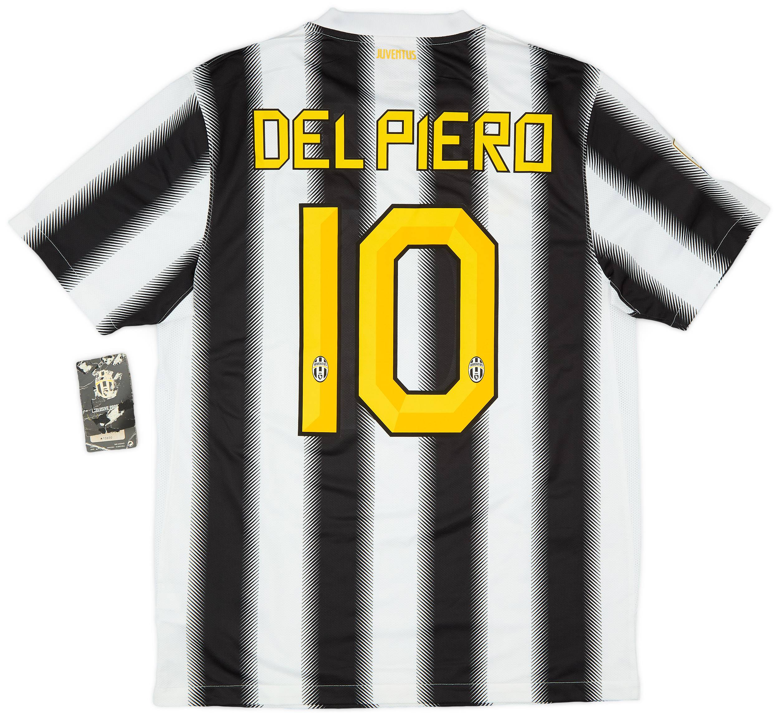 2011-12 Juventus Home Shirt Del Piero #10 (M)