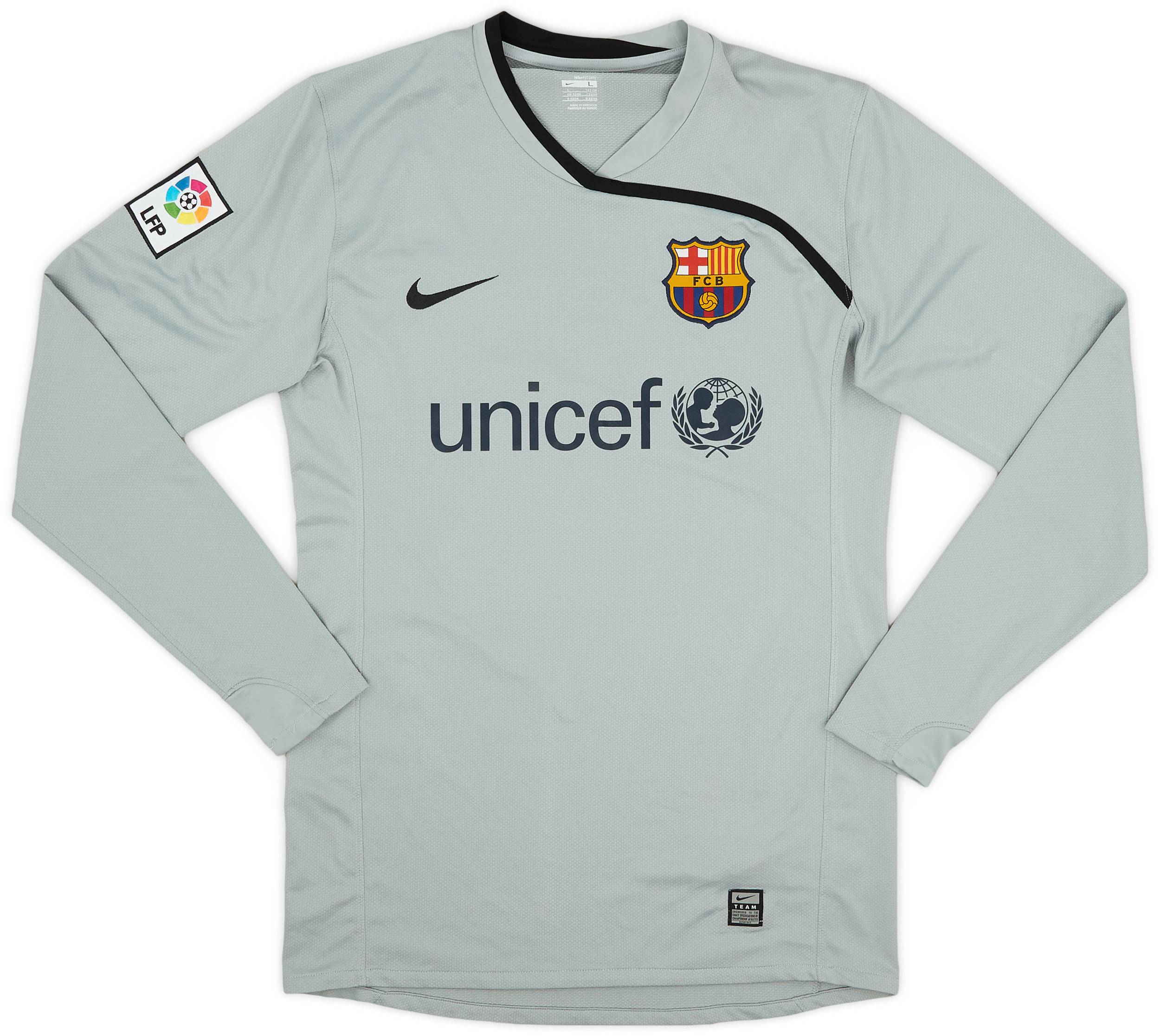 2008 09 Barcelona GK Shirt 9 10 L