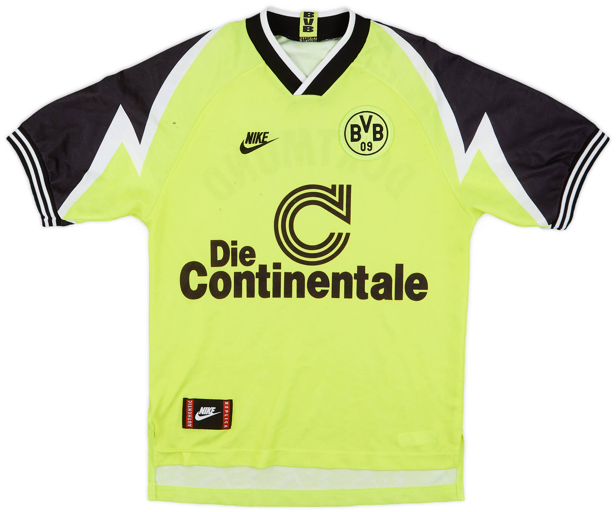1995-96 Borussia Dortmund Home Shirt - 6/10 - (XL.Boys)