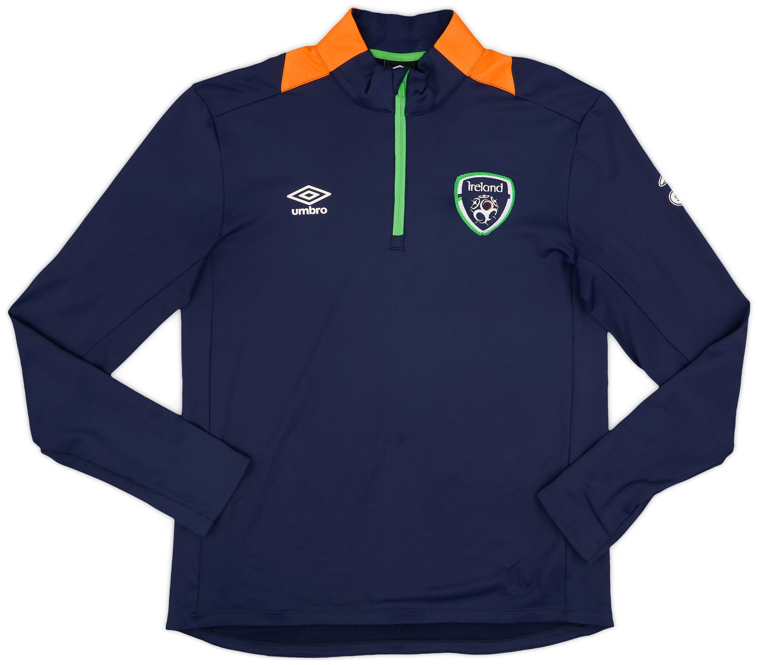 2016-17 Ireland Umbro 1/4 Zip Training Top - 8/10 - (L)