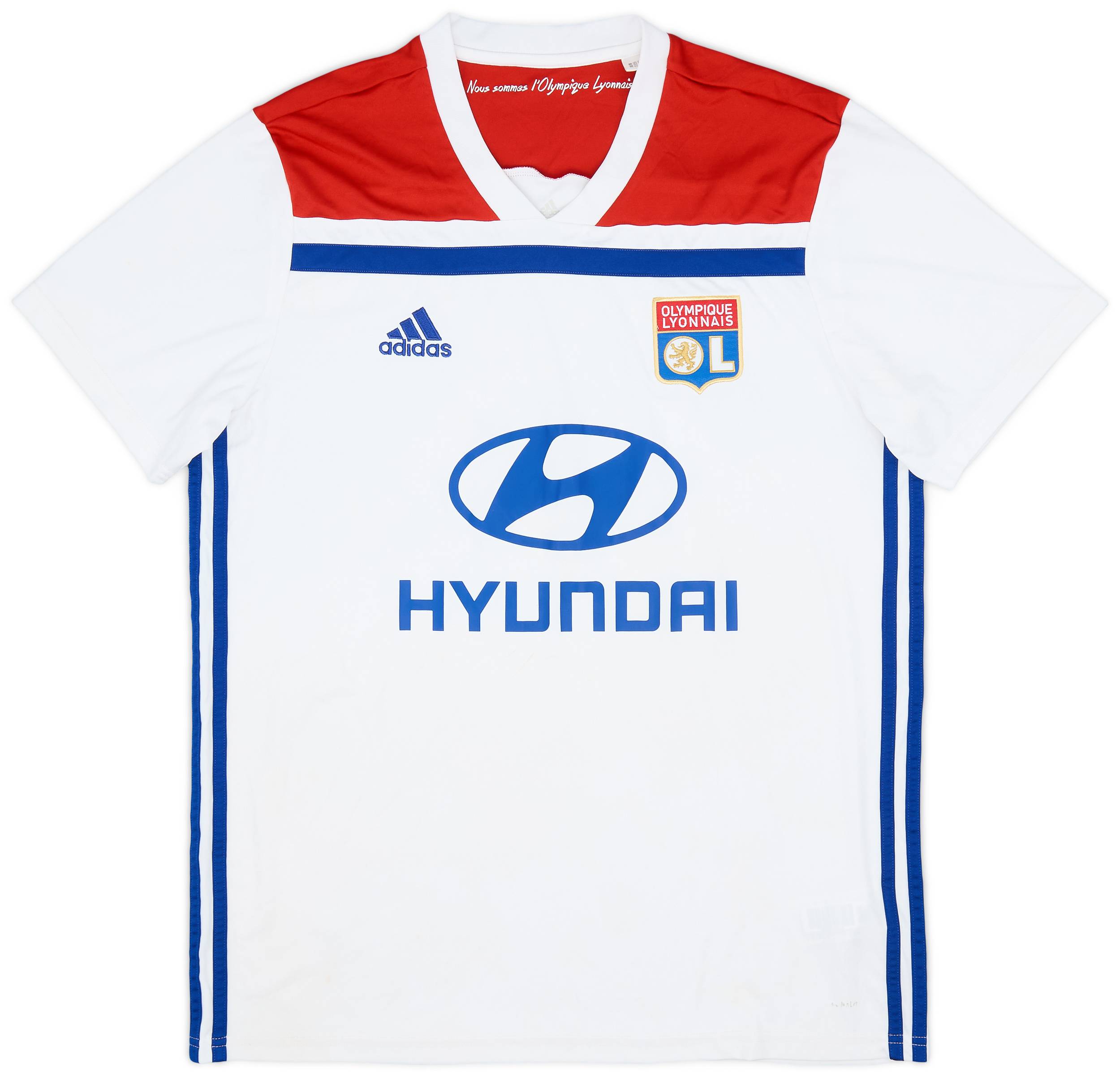 2018-19 Lyon Home Shirt - 6/10 - (L)
