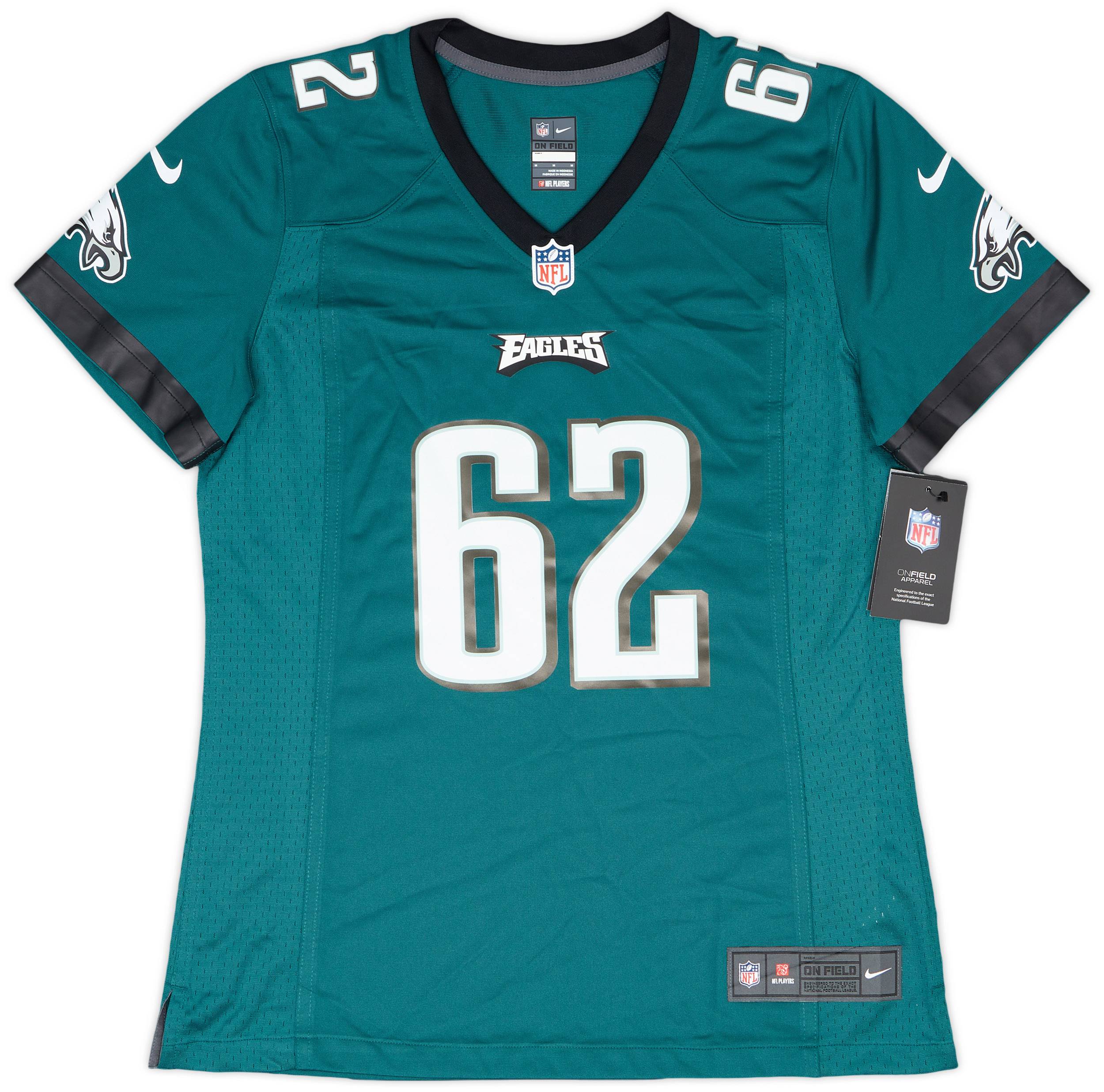 2012-23 Philadelphia Eagles Kelce #62 Nike Game Home Womens Jersey (M)