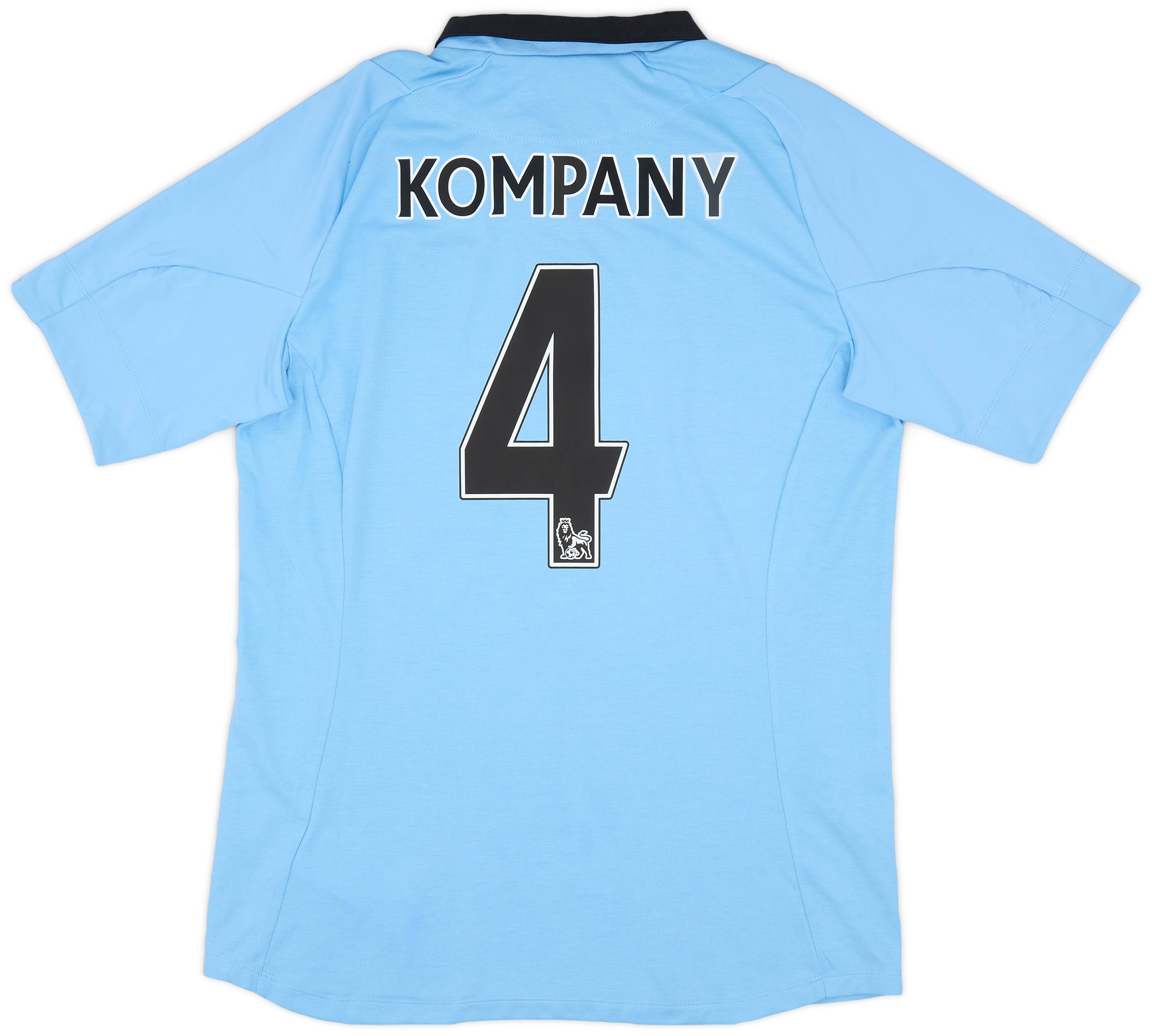 2012-13 Manchester City Home Shirt Kompany #4 (M)