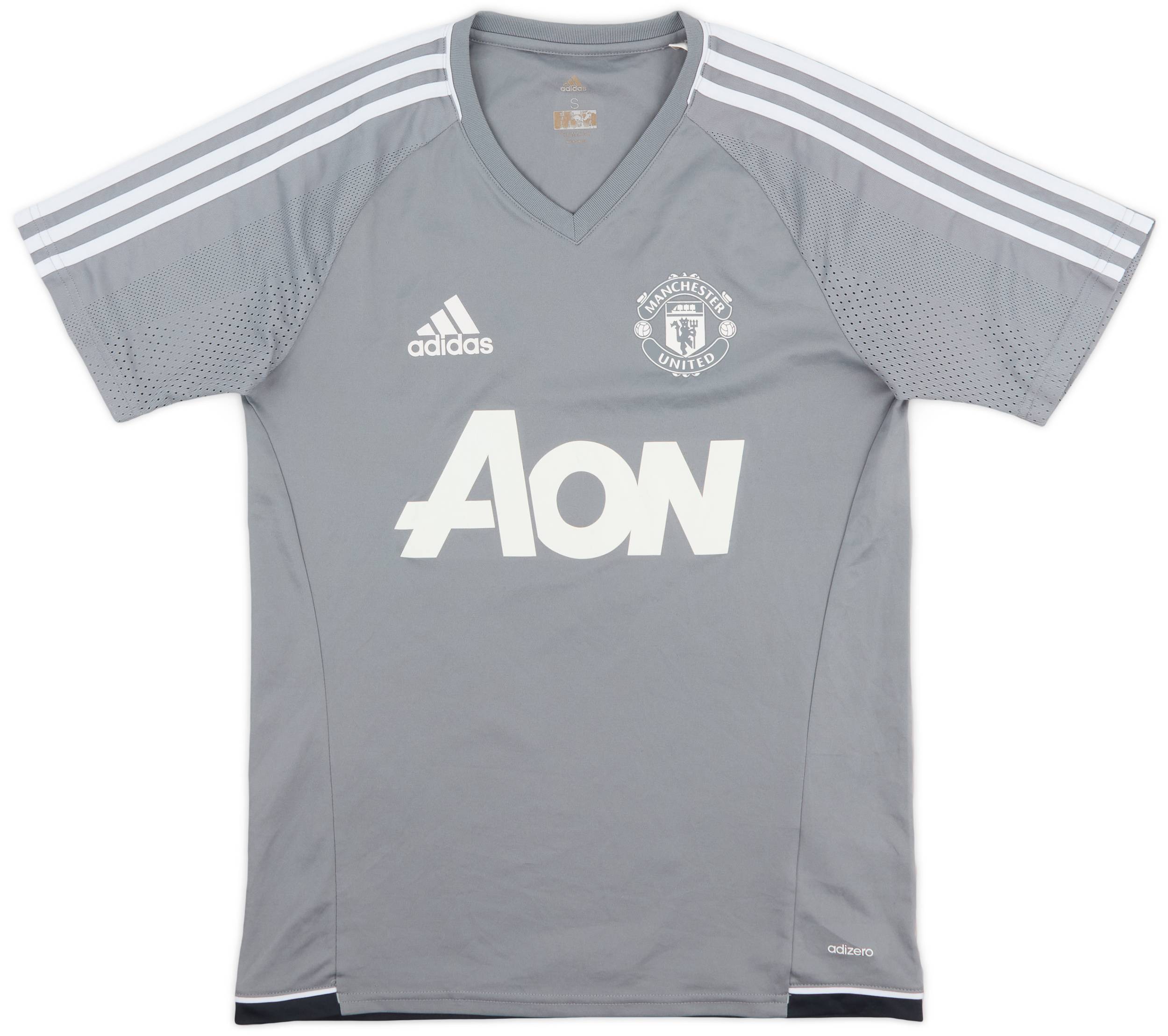 2017-18 Manchester United adidas Training Shirt - 8/10 - (S)