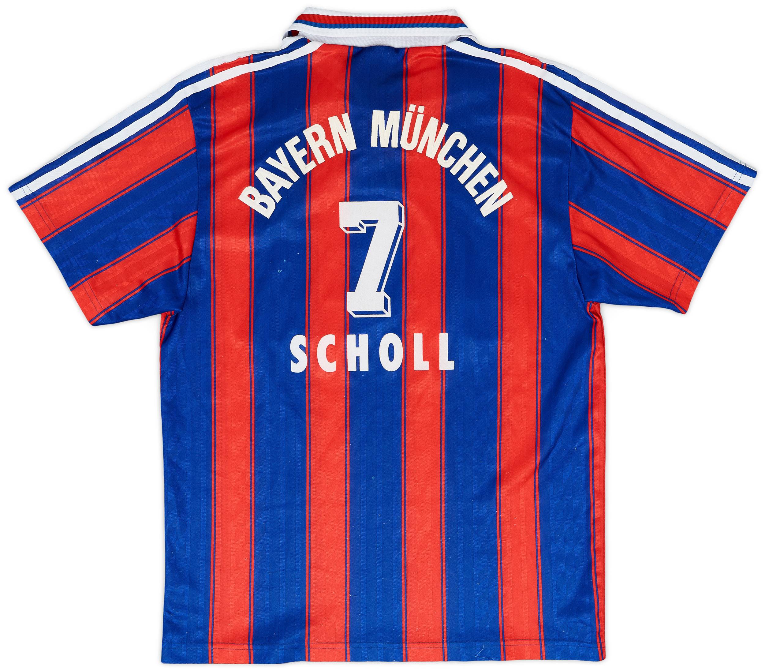 1995-97 Bayern Munich Home Shirt Scholl #7 - 5/10 - (S)