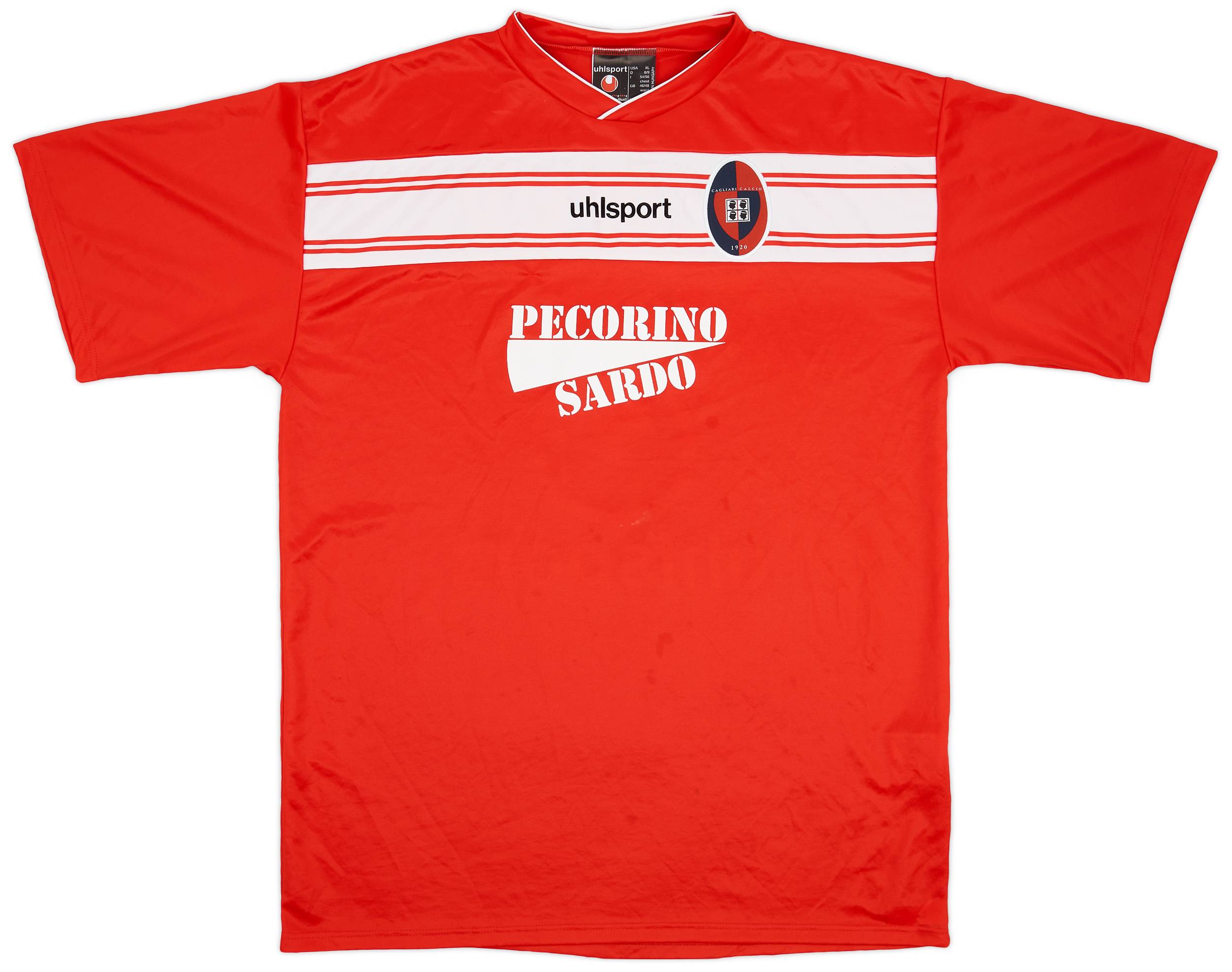 2000-01 Cagliari Uhlsport Training Shirt - 6/10 - (XL)