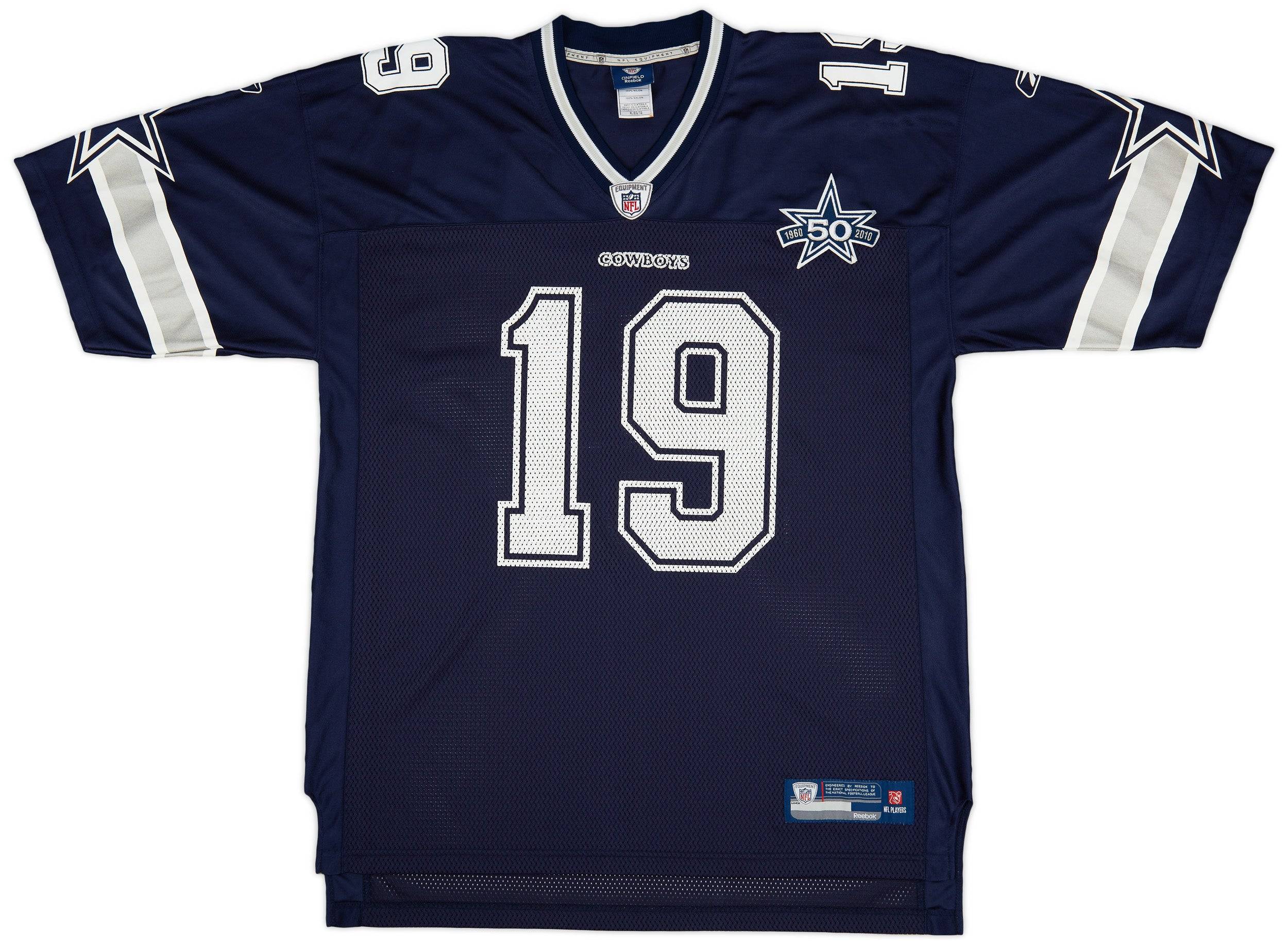 2010 Dallas Cowboys Austin 19 Reebok On Field Jersey Home XL