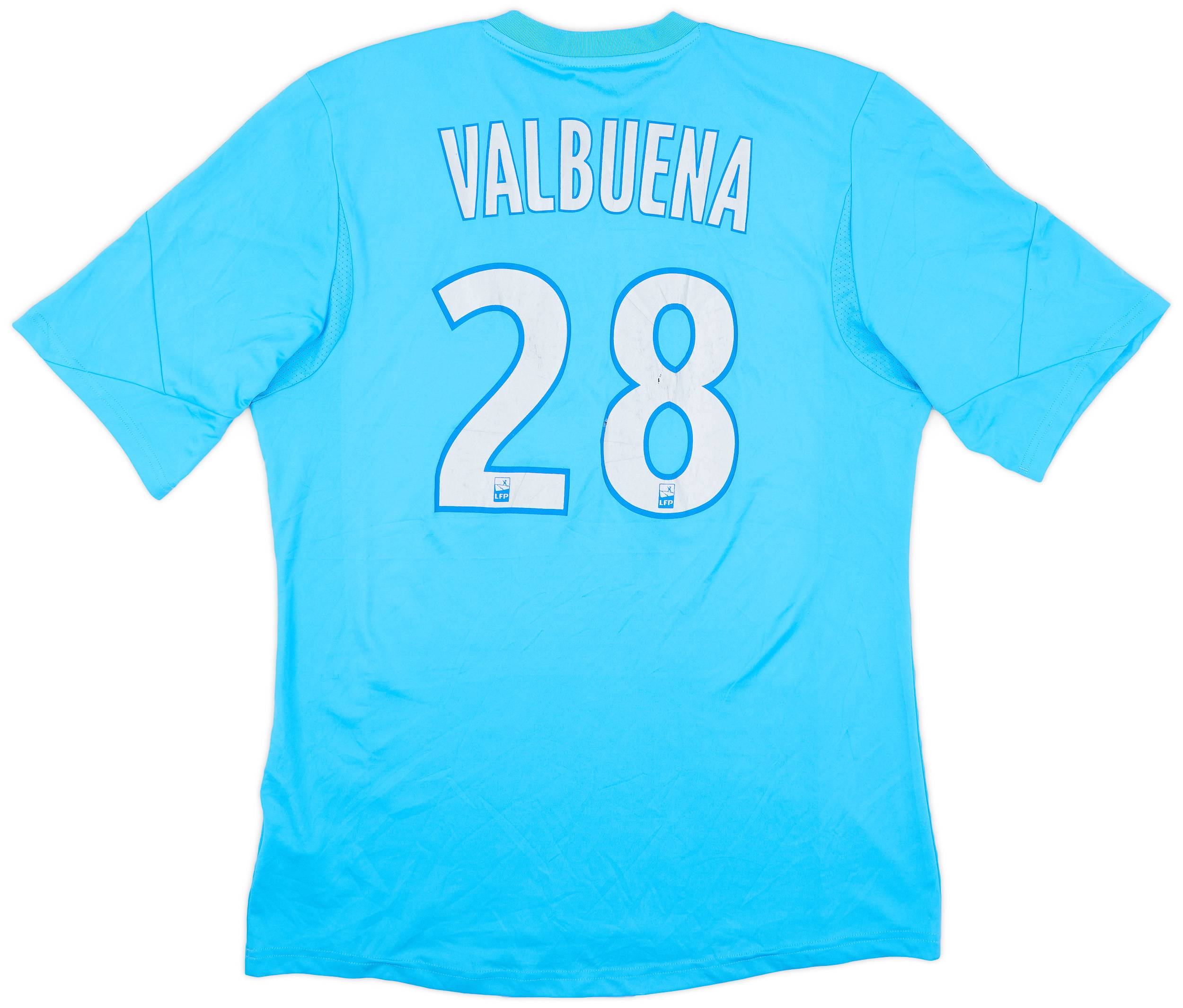 2013-14 Olympique Marseille Third Shirt Valbuena #28 - 4/10 - (L)