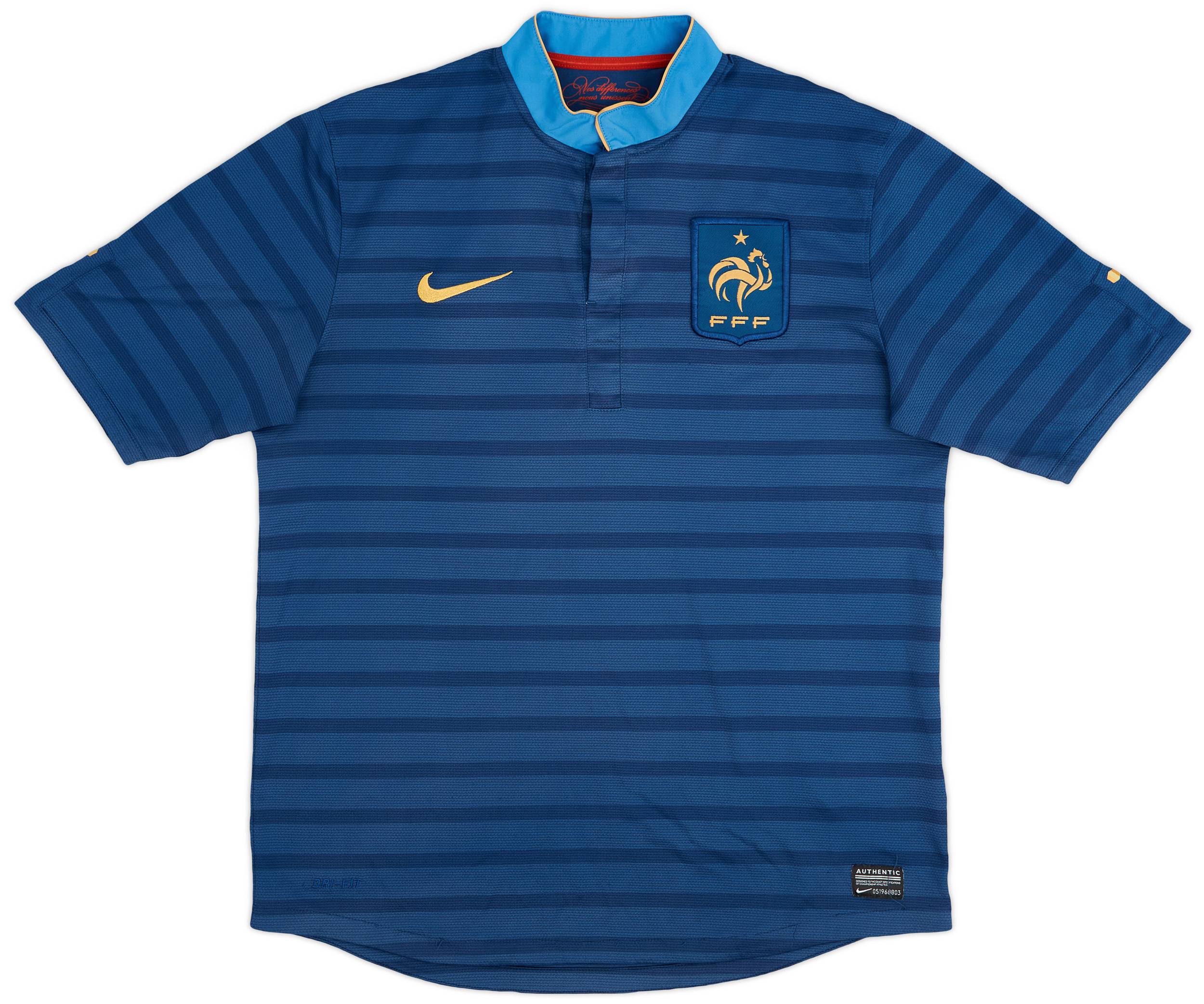 2012-13 France Home Shirt - 9/10 - (M)