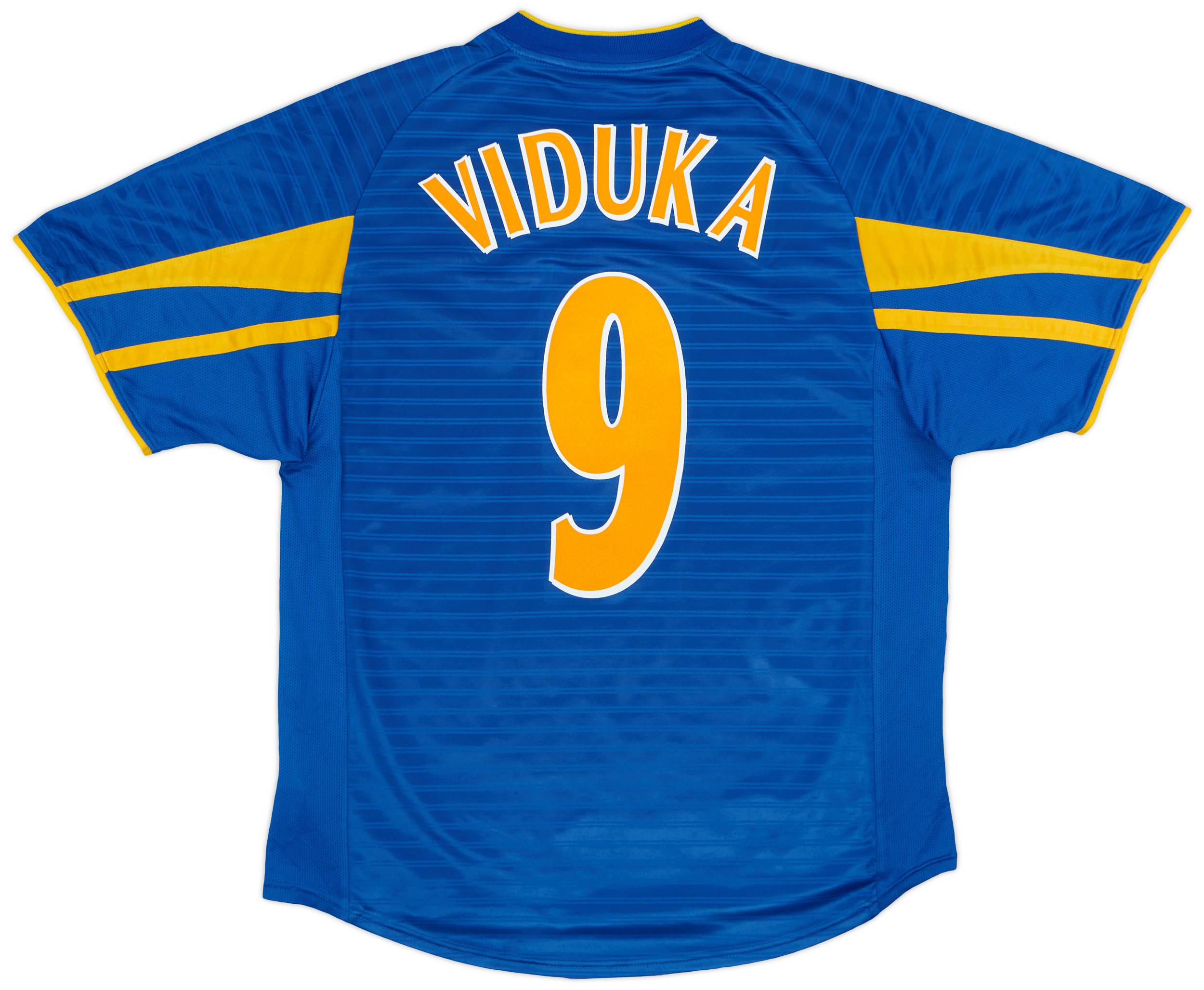 2001-03 Leeds United Away Shirt Viduka #9 - 6/10 - (M)