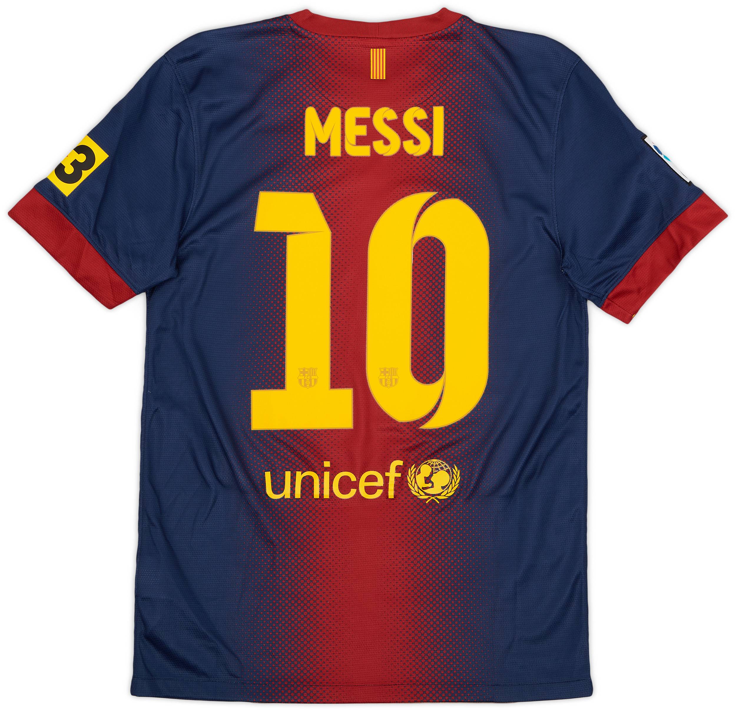2012-13 Barcelona Home Shirt Messi #10 - 7/10 - (S)