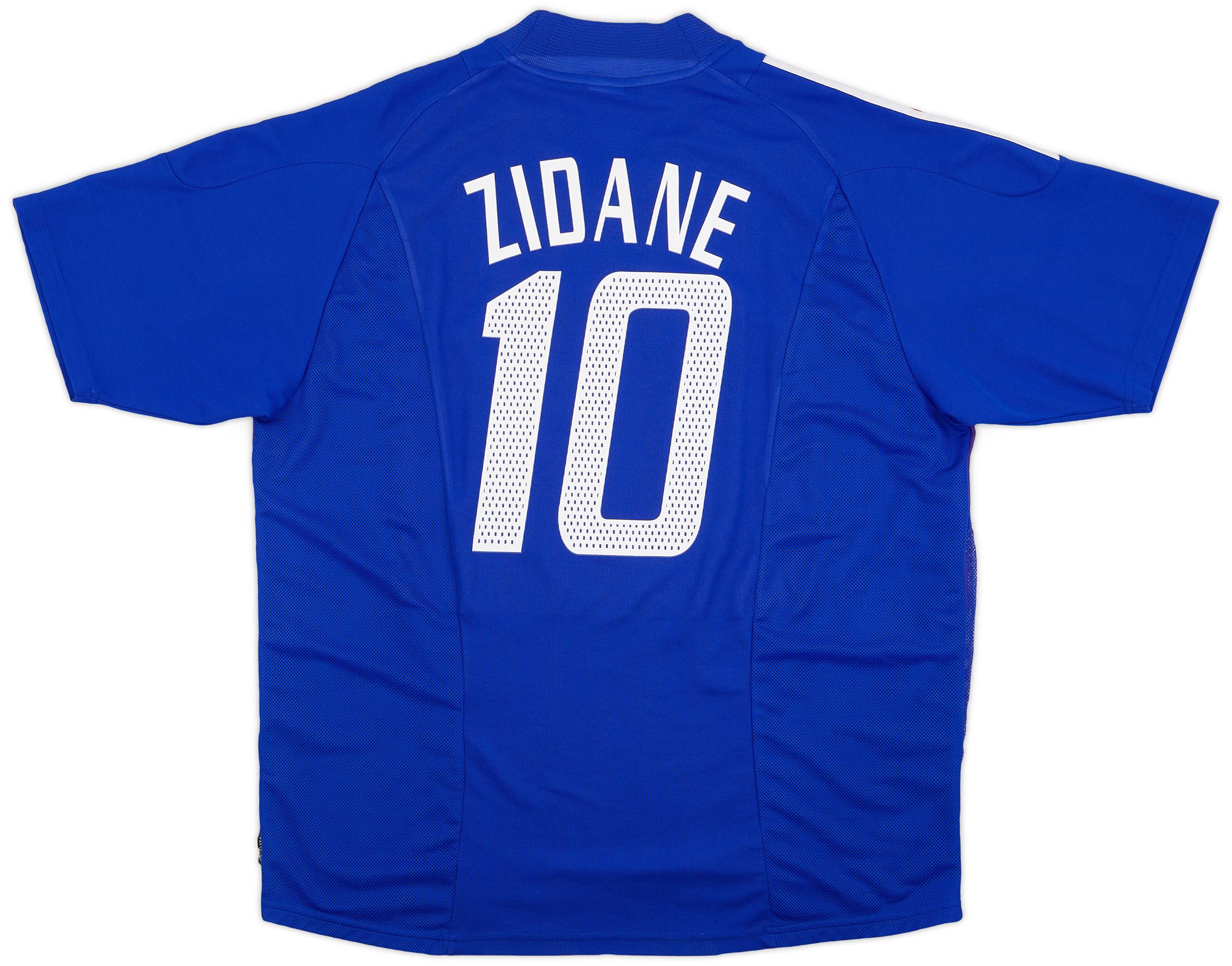 2002-04 France Home Shirt Zidane #10 - 5/10 - (XXL)