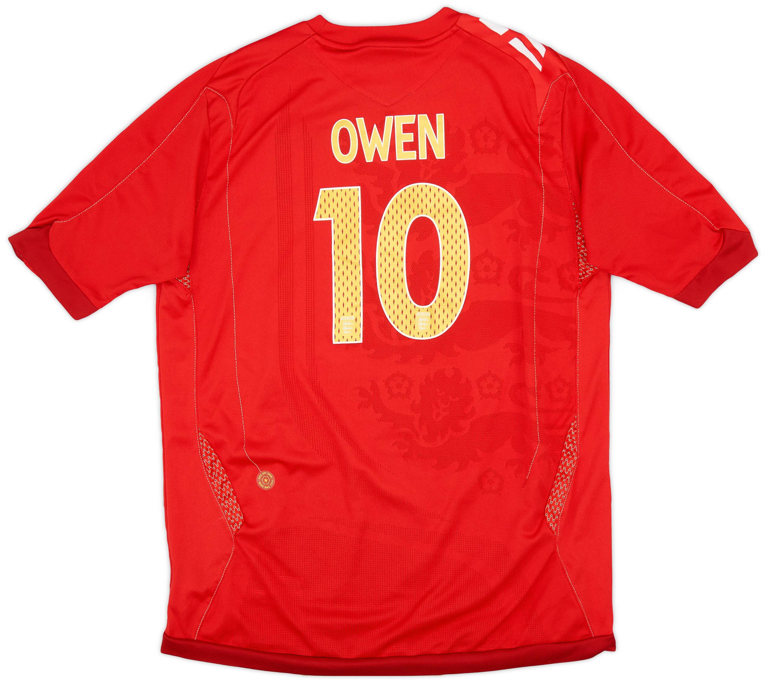 2006-08 England Away Shirt Owen #10 - 9/10 - (XL.Boys)