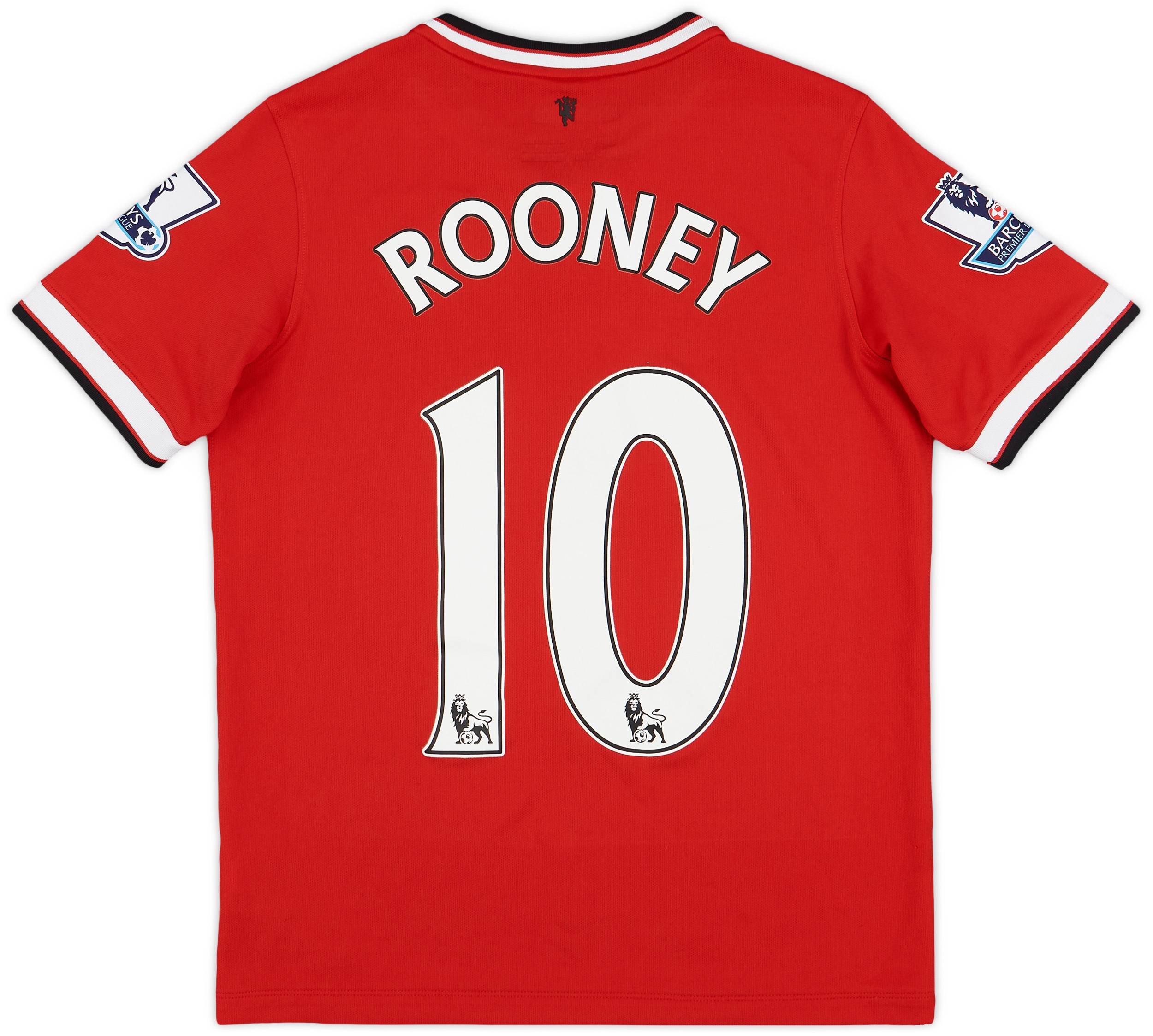 2014-15 Manchester United Home Shirt Rooney #10 - 8/10 - (XL.Boys)