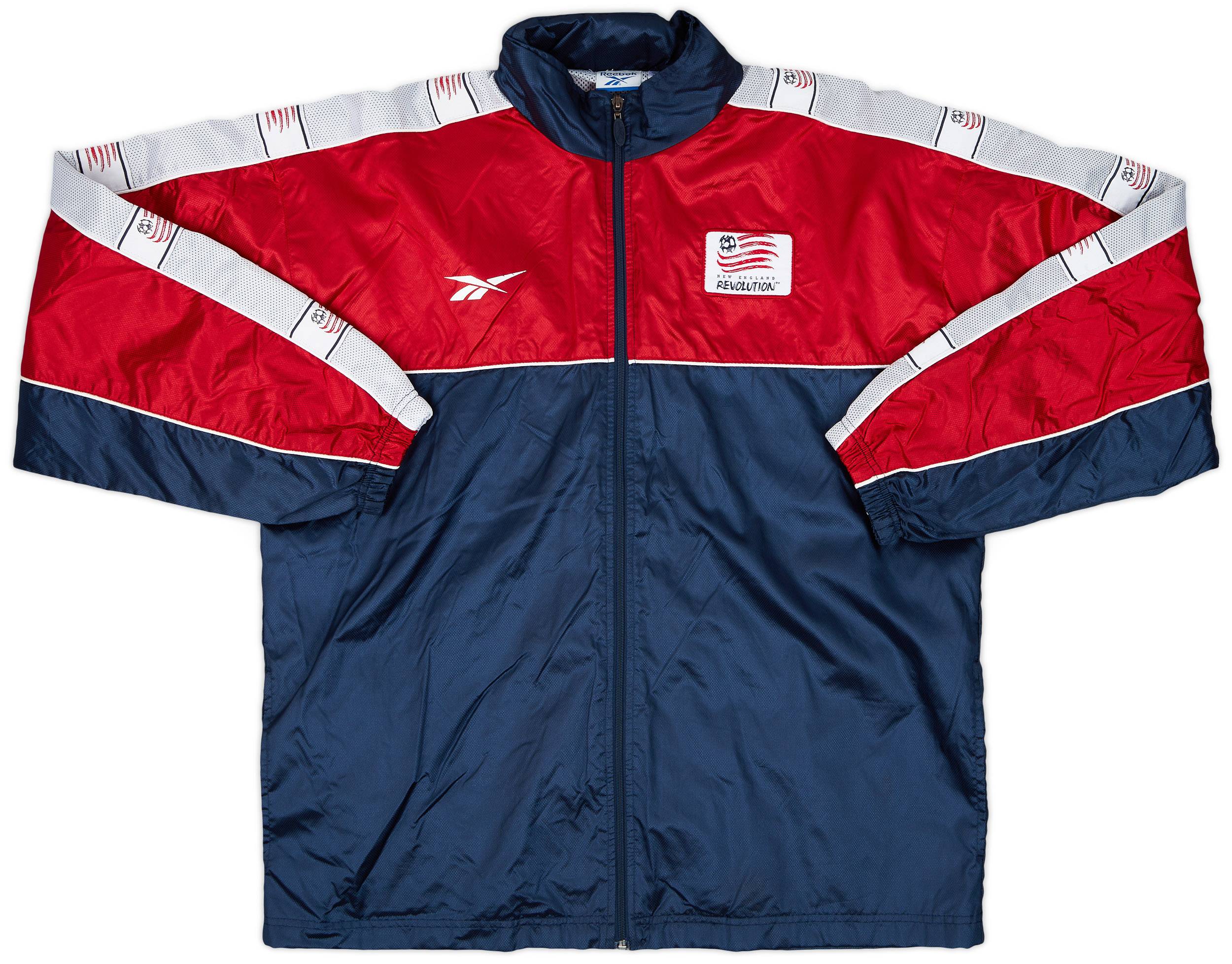 1998-99 New England Revolution Reebok Track Jacket - 7/10 - (L)