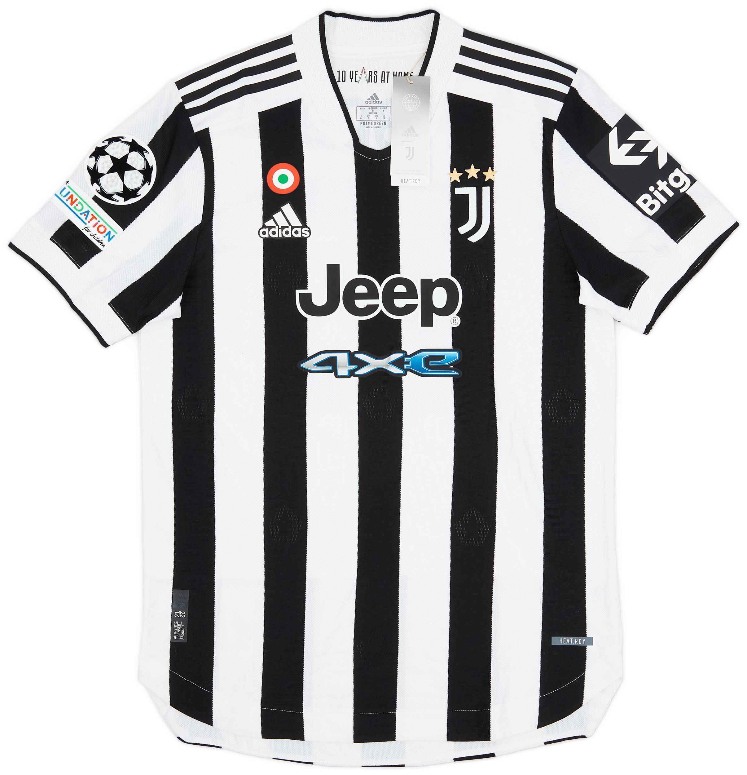 2021-22 Juventus Authentic Home Shirt Dybala #10 (M)