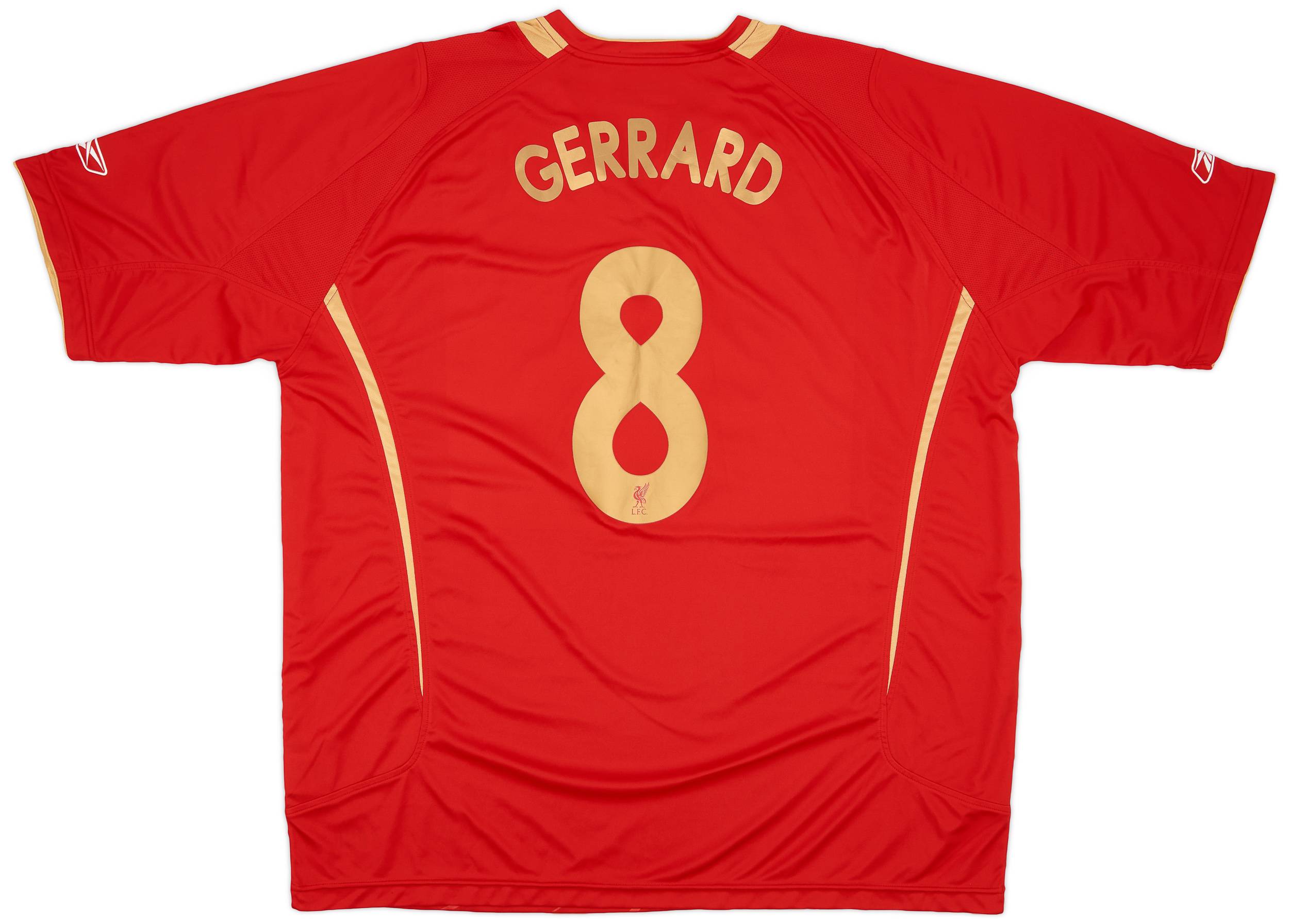 2005 06 Liverpool CL Home Shirt Gerrard 8 6 10 XXL