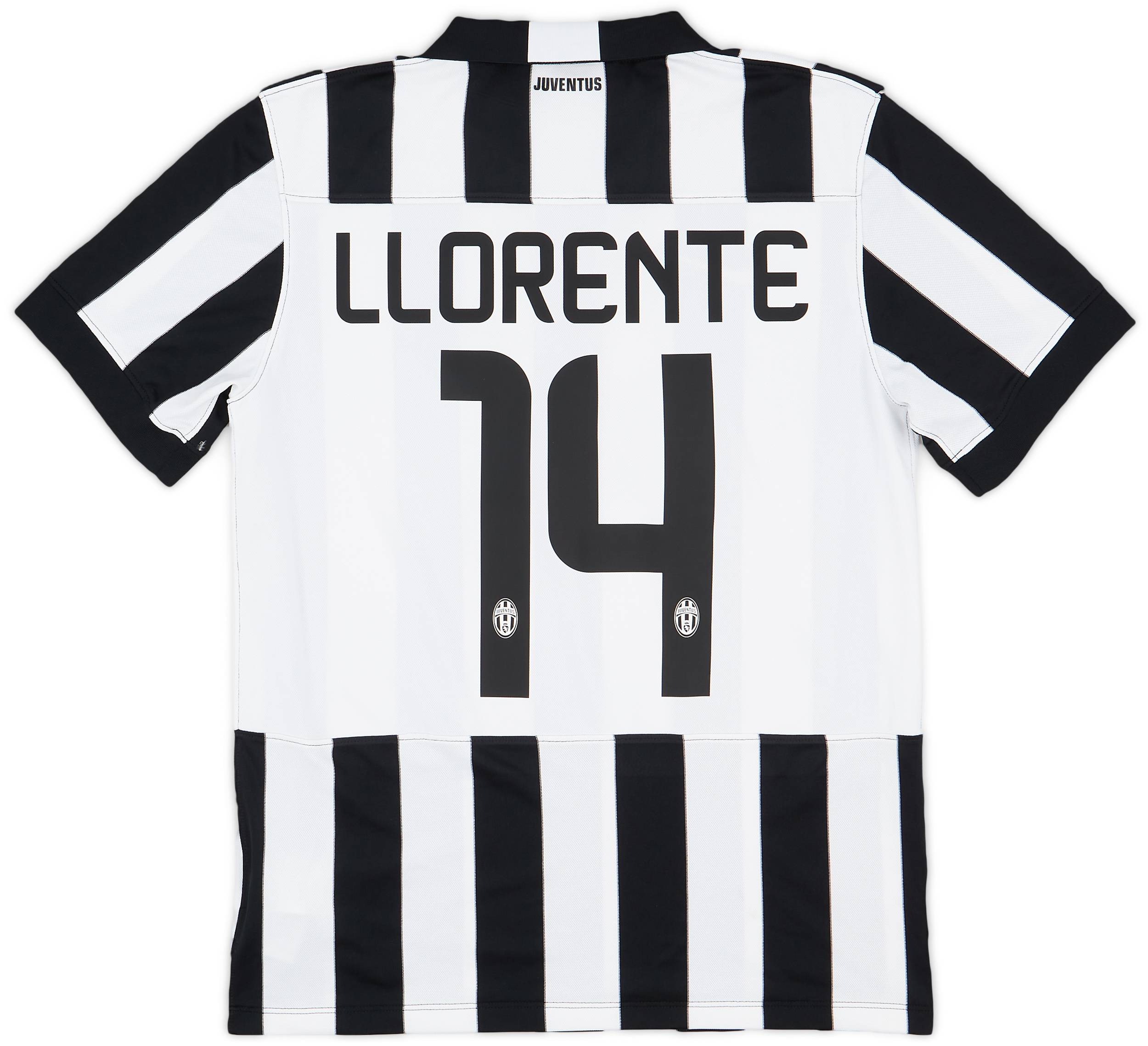 2014-15 Juventus Home Shirt Llorente #14 - 8/10 - (M)