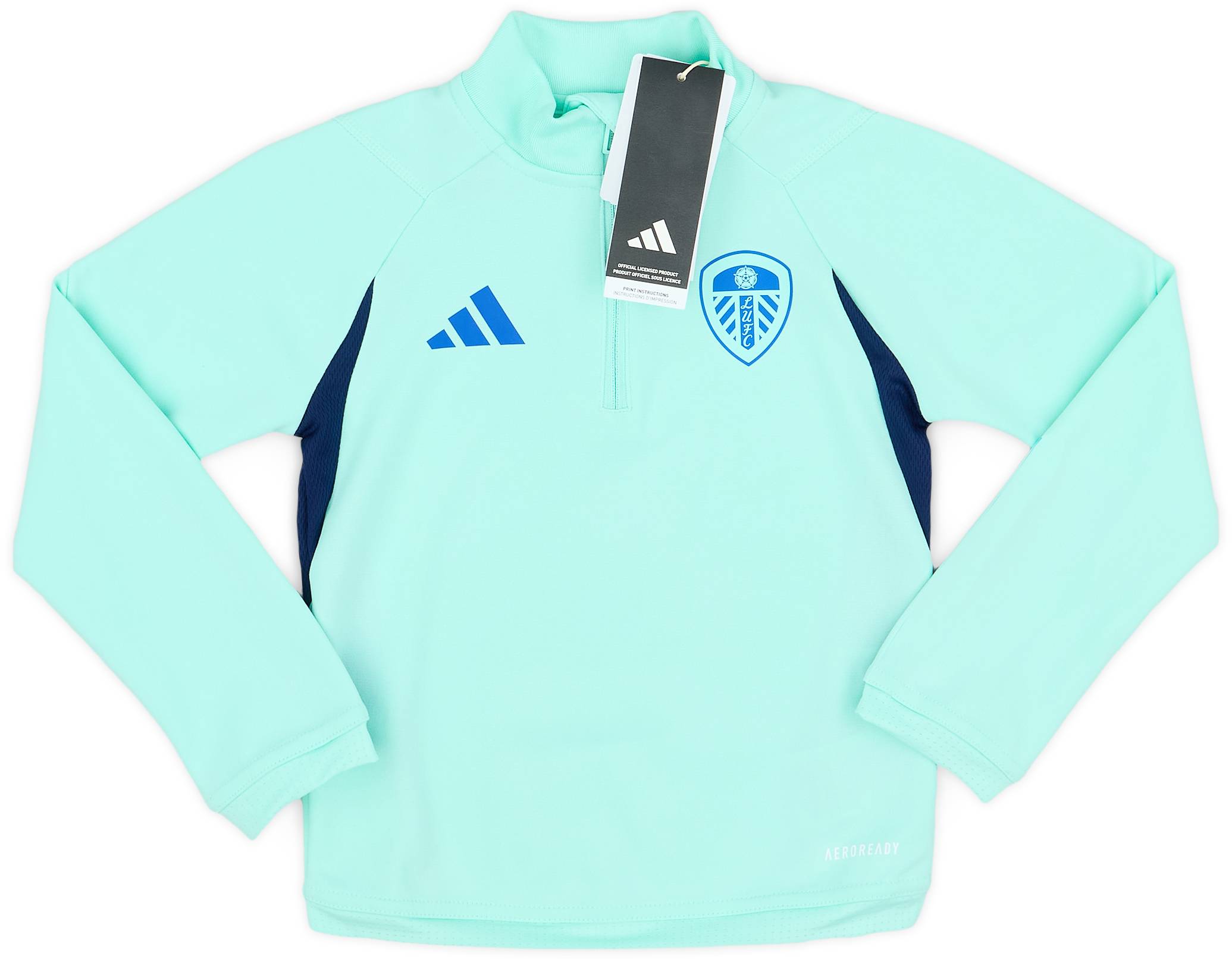 2023-24 Leeds United adidas 1/4 Zip Training Top (5-6 Years)