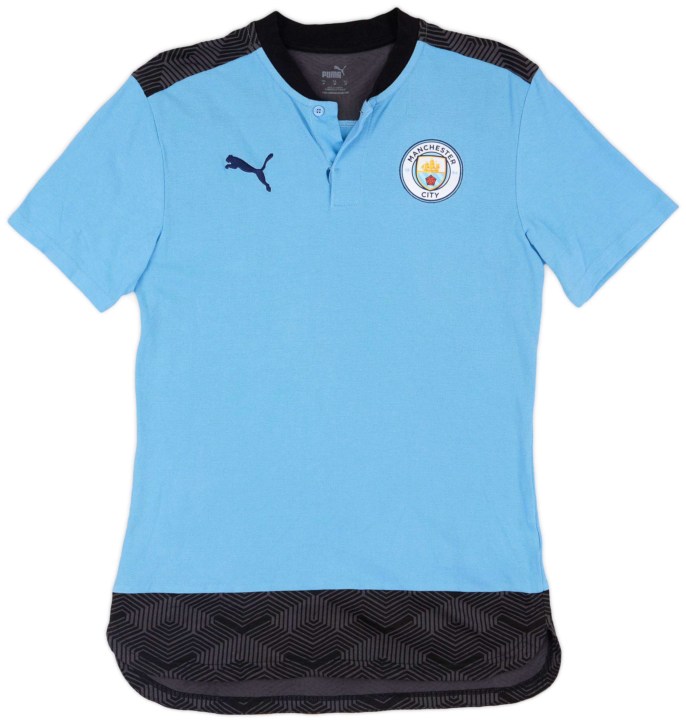 2020-21 Manchester City Puma Polo T-Shirt - 5/10 - (M)