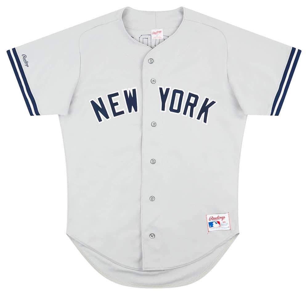 1990s New York Yankees Dippon 89 Authentic Rawlings Jersey Away L