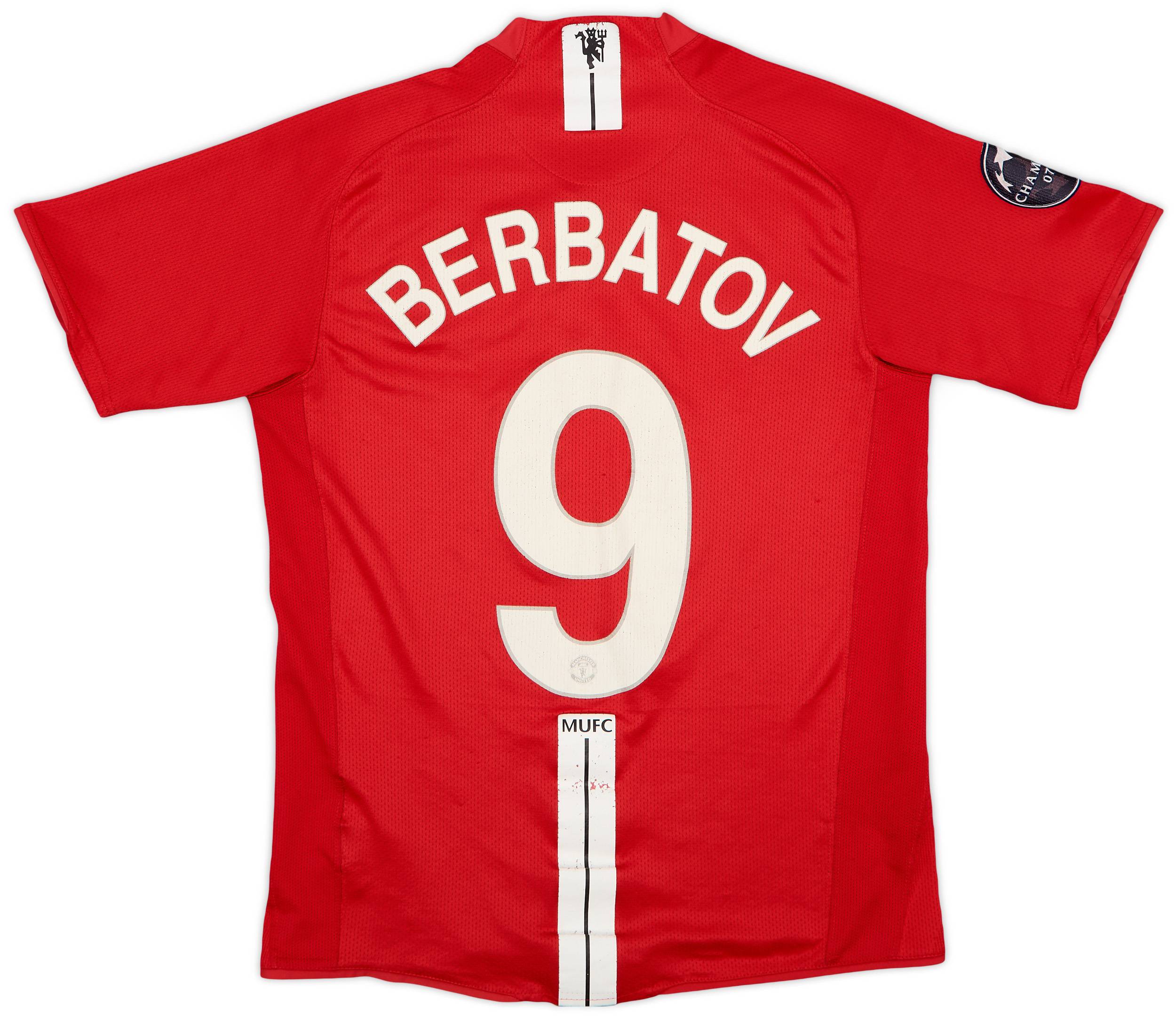2007-09 Manchester United Home Shirt Berbatov #9 - 5/10 - (S)