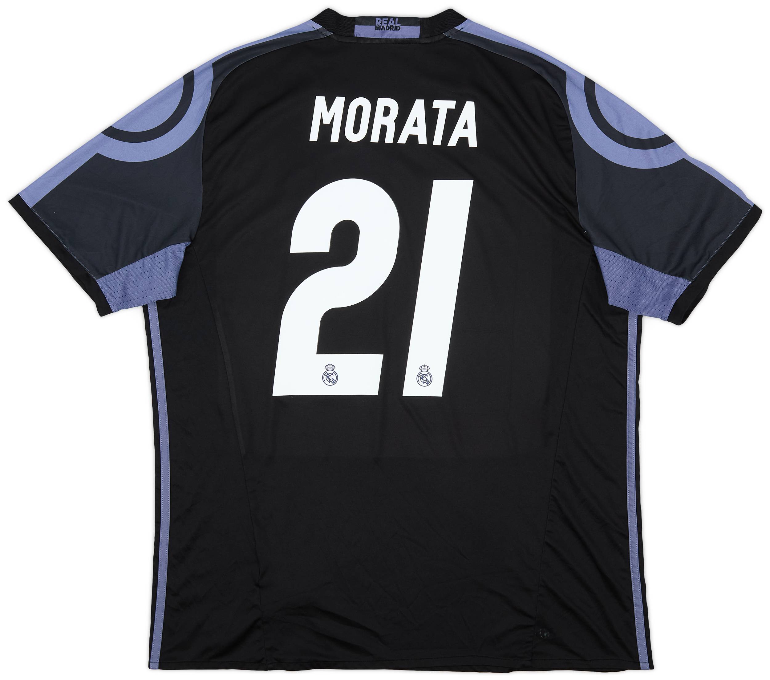 2016-17 Real Madrid Third Shirt Morata #21 - 7/10 - (XL)