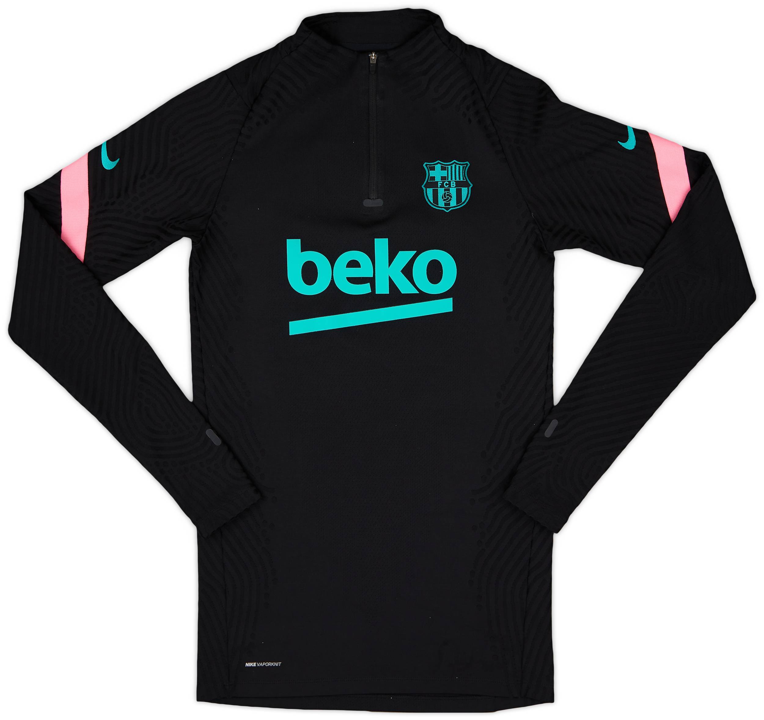 2020-21 Barcelona Nike Authentic 1/4 Zip Training Top - 9/10 - (XS)